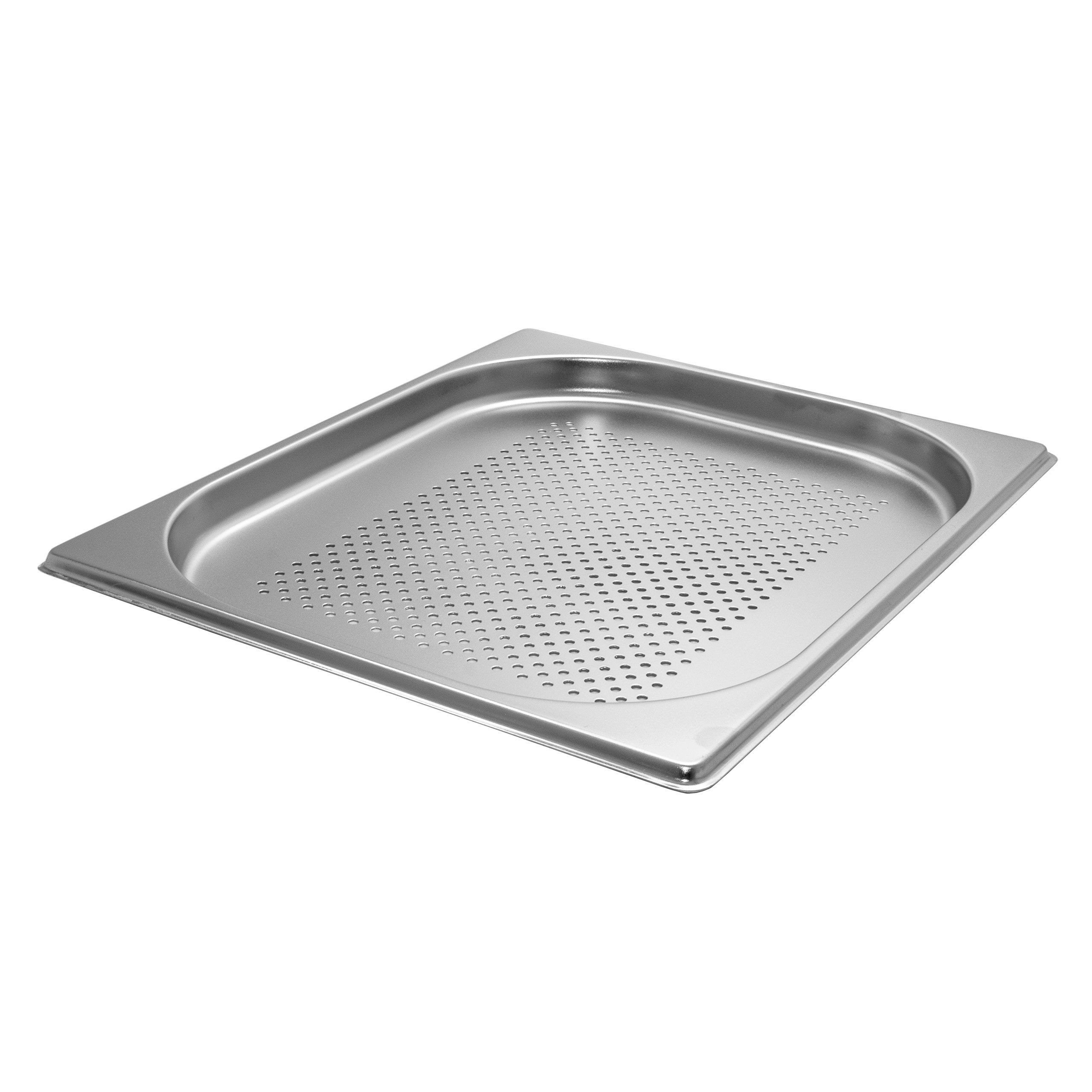 AcMax Thermoschüssel GN 1/2 Edelstahl GN-Behälter 1,25 Liter Tiefe 20mm gelocht, (0-tlg)