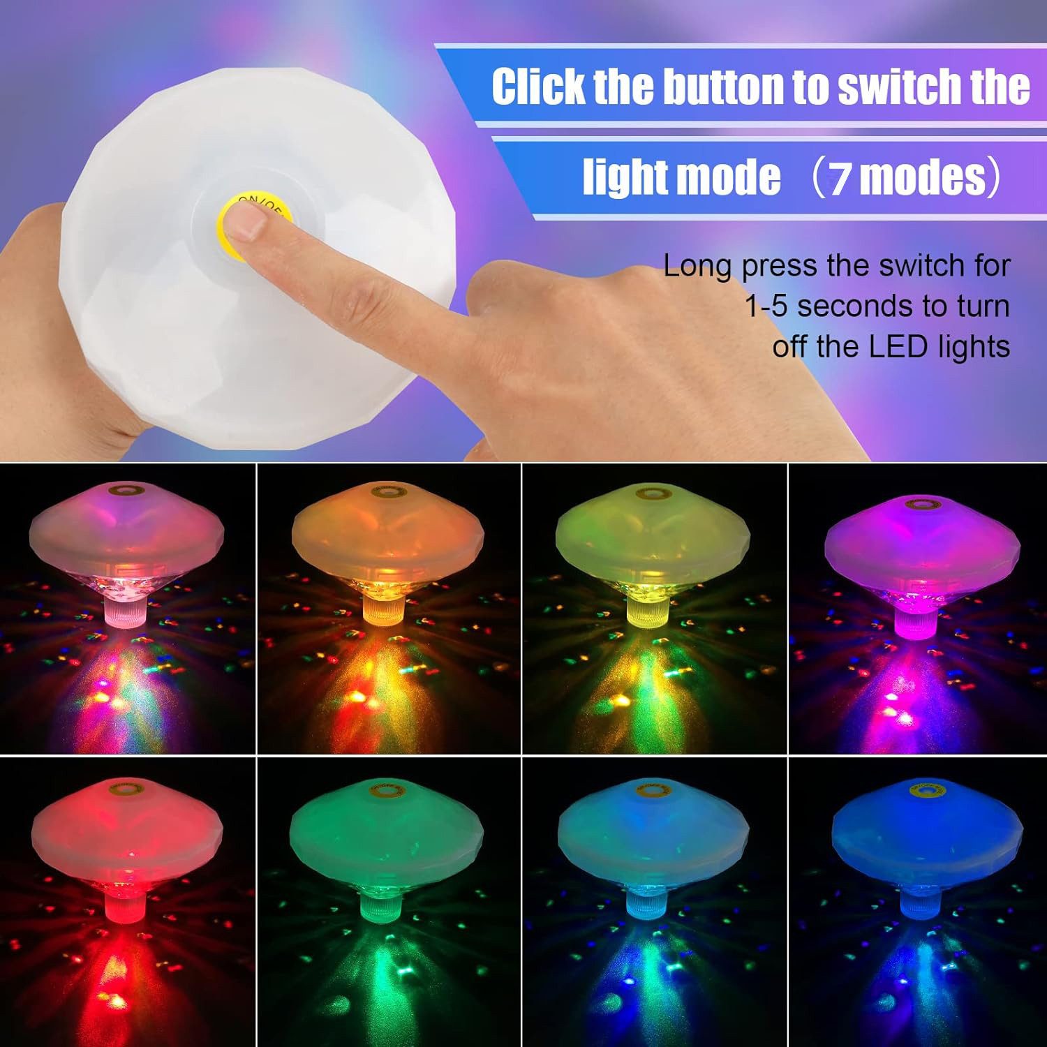 ZEUOPQ Pool-Lampe LED Unterwasser Licht Badewannenlicht günstig online kaufen