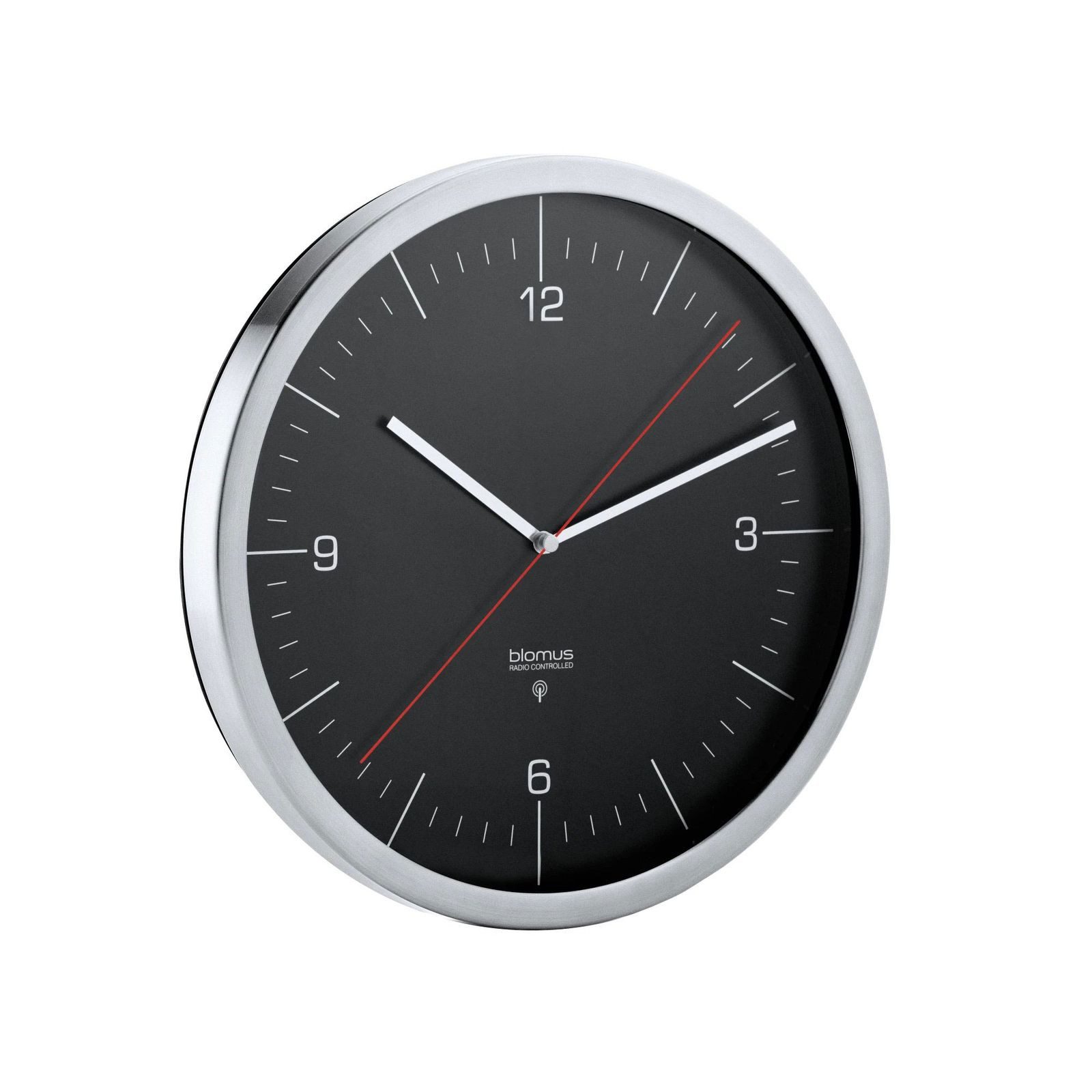 blomus Funkwanduhr Funkuhr CRONO Ø 30,5 cm Black (blomus Funkuhr CRONO Ø 30,5 cm Black)