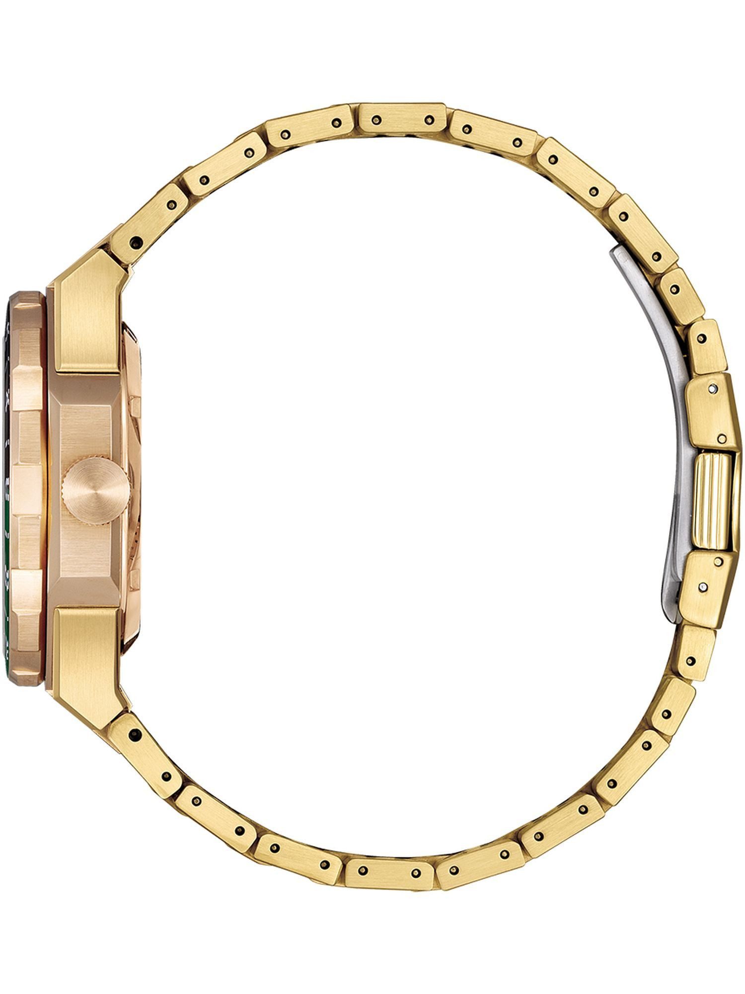 Citizen Quarzuhr NB6033-51E NB6033-51E, Citizen NB6033-51E Uhr Herrenuhr Edelstahl Datum gold