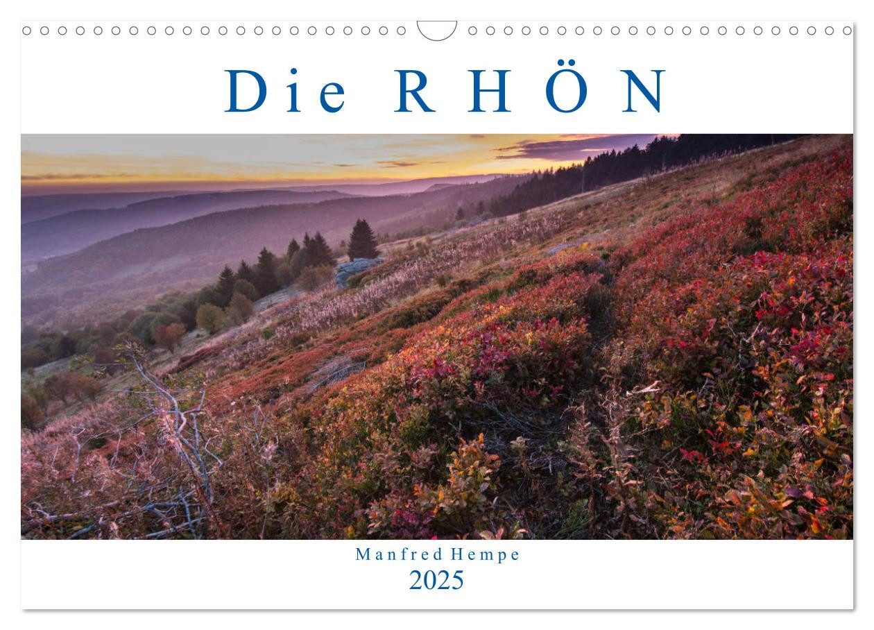 CALVENDO Wandkalender Die Rhön (Wandkalender 2025 DIN A3 quer), CALVENDO Monatskalender