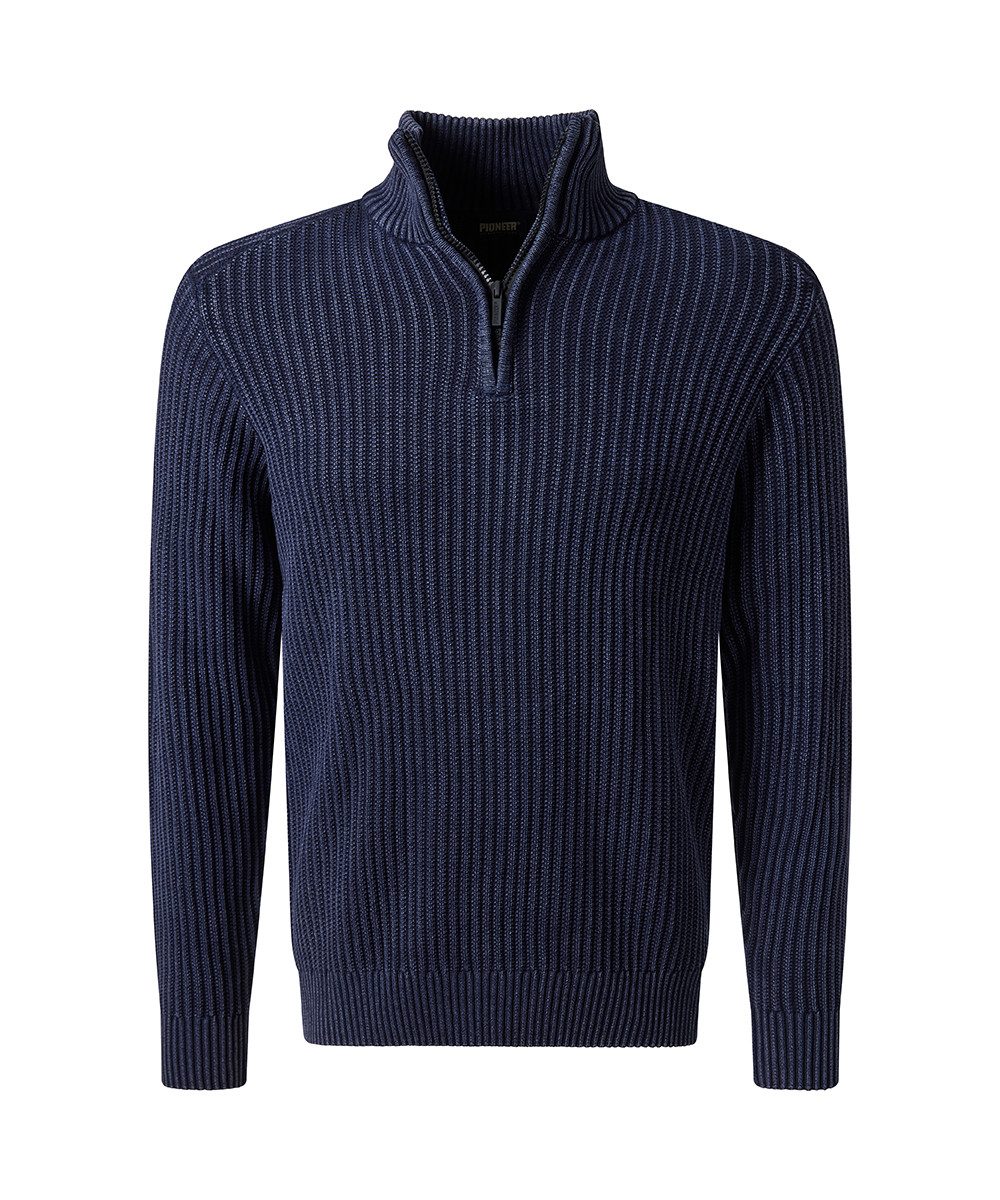 Pioneer Authentic Jeans Troyer Knit 1/1 Troyer in Strick-Optik günstig online kaufen