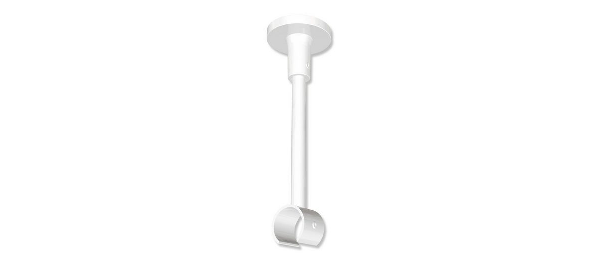 Gardinenstangen-Träger Weiß - Für 20 Mm Stangen, Wand & Deckenmontage