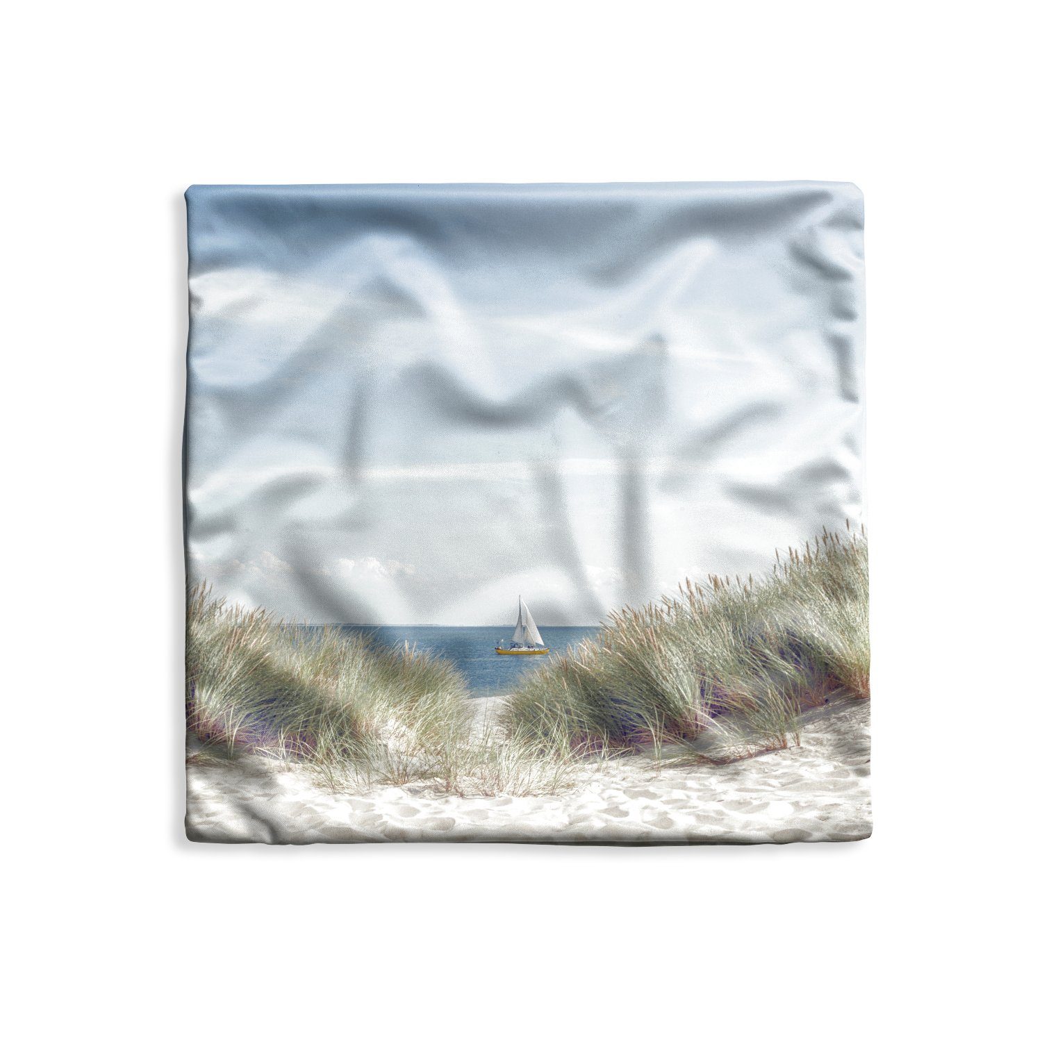 MuchoWow Dekokissen Boot - Meer - Strand, Kissenbezüge, Kissenhülle, Deko K günstig online kaufen