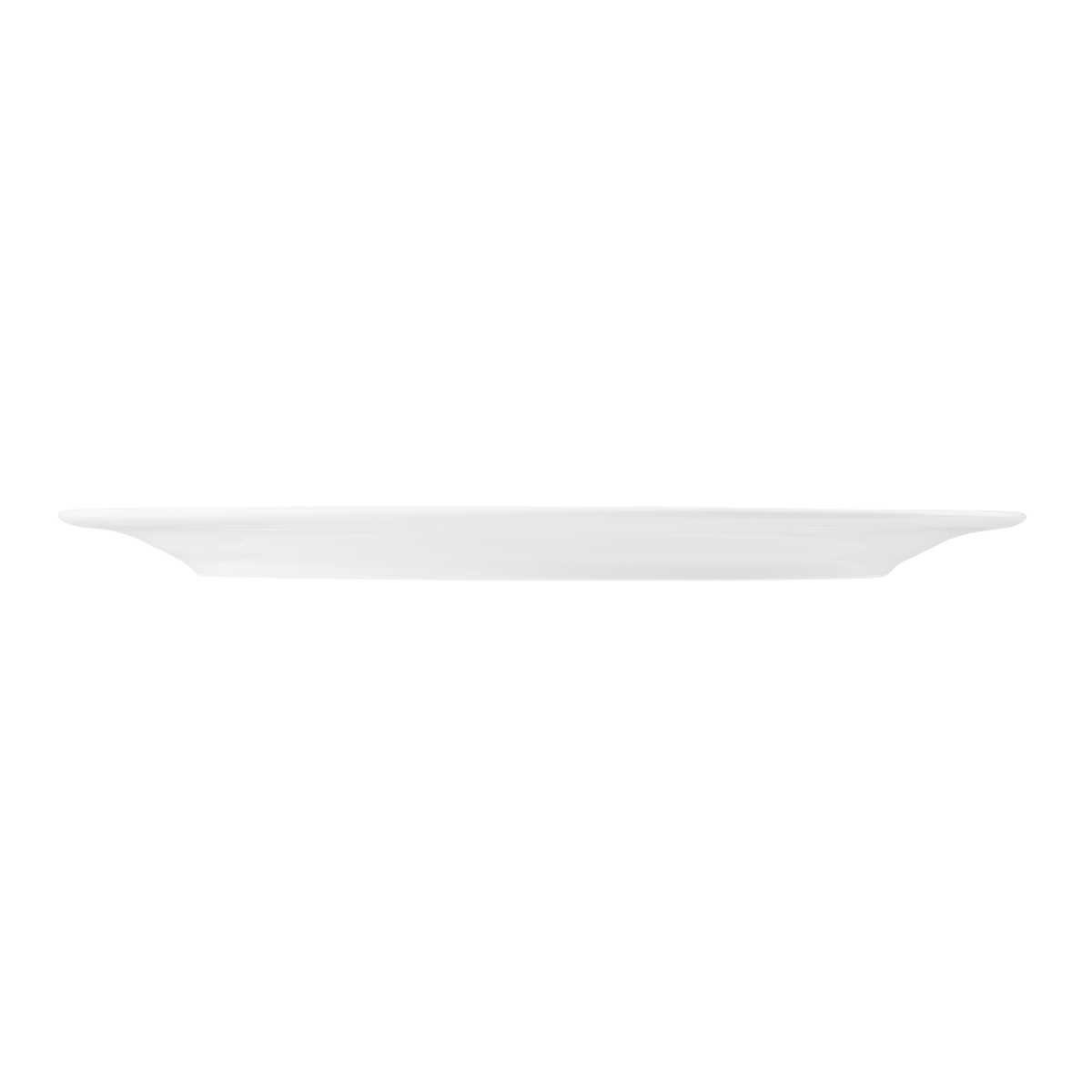 Seltmann Weiden Servierplatte Beat Weiß, Porzellan, 31 x 24 cm