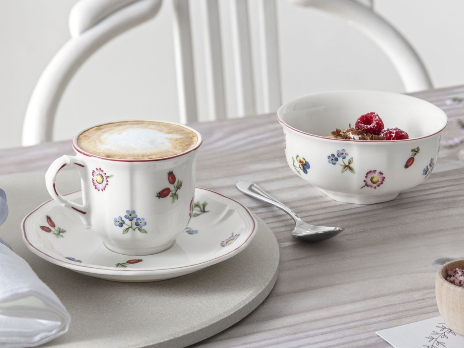 Villeroy & Boch Schale Petite Fleur Dessertschale 12cm Set6, Premium Porcelain, (Dessertschalen) – Bild 4 von 4