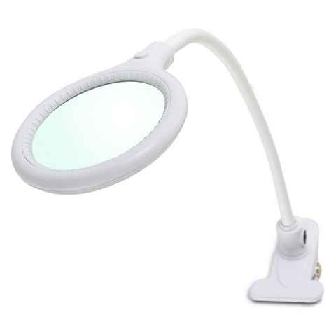 Showlite Lupenlampe LL-3036D Tisch-Lupenleuchte, 1,75-Facher Vergrößerung, LED fest integriert, Tageslichtweiß, Leselupe mit Licht für Senioren mit 3 Dioptrien