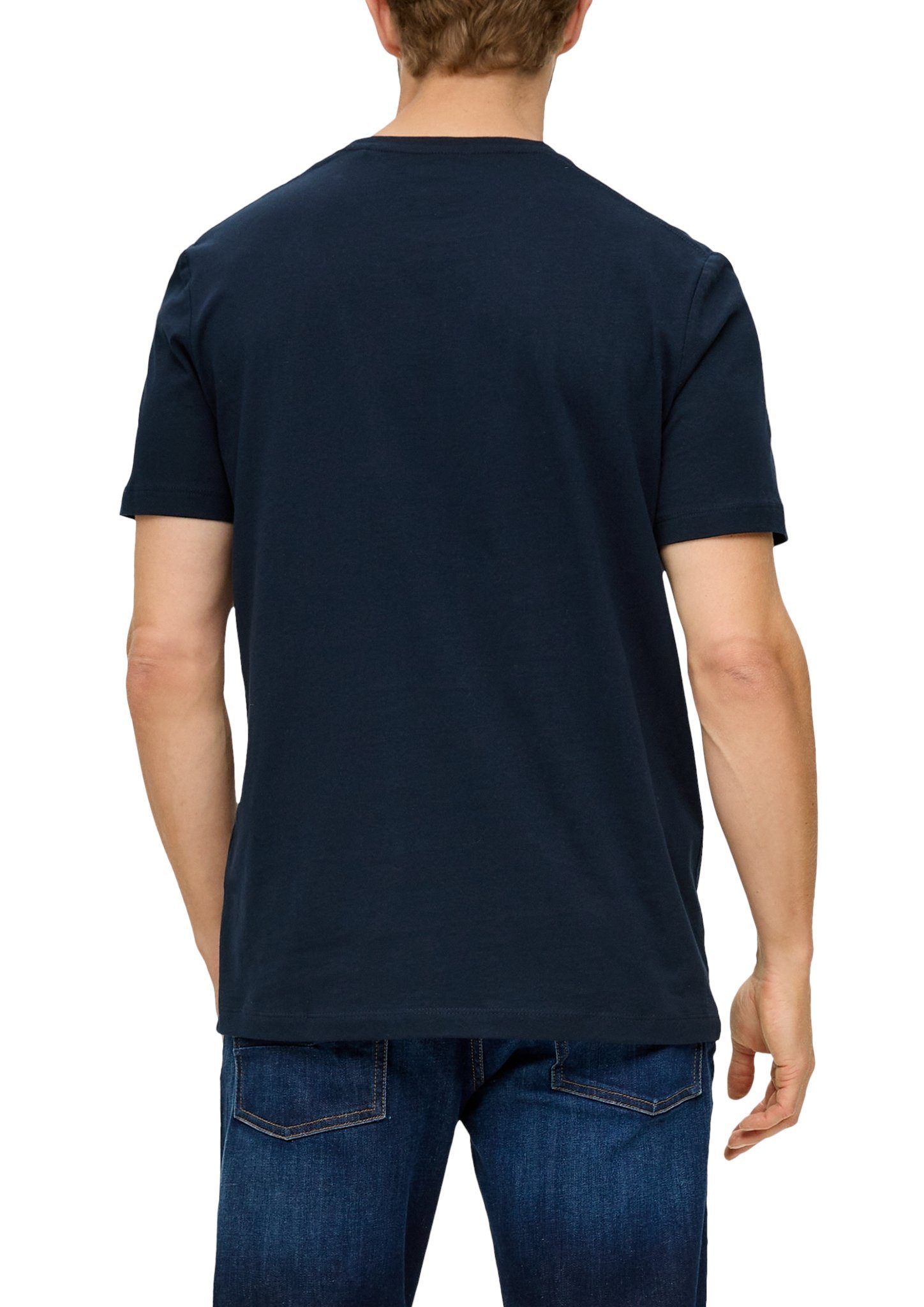 s.Oliver T-Shirt im sportiven blue Look