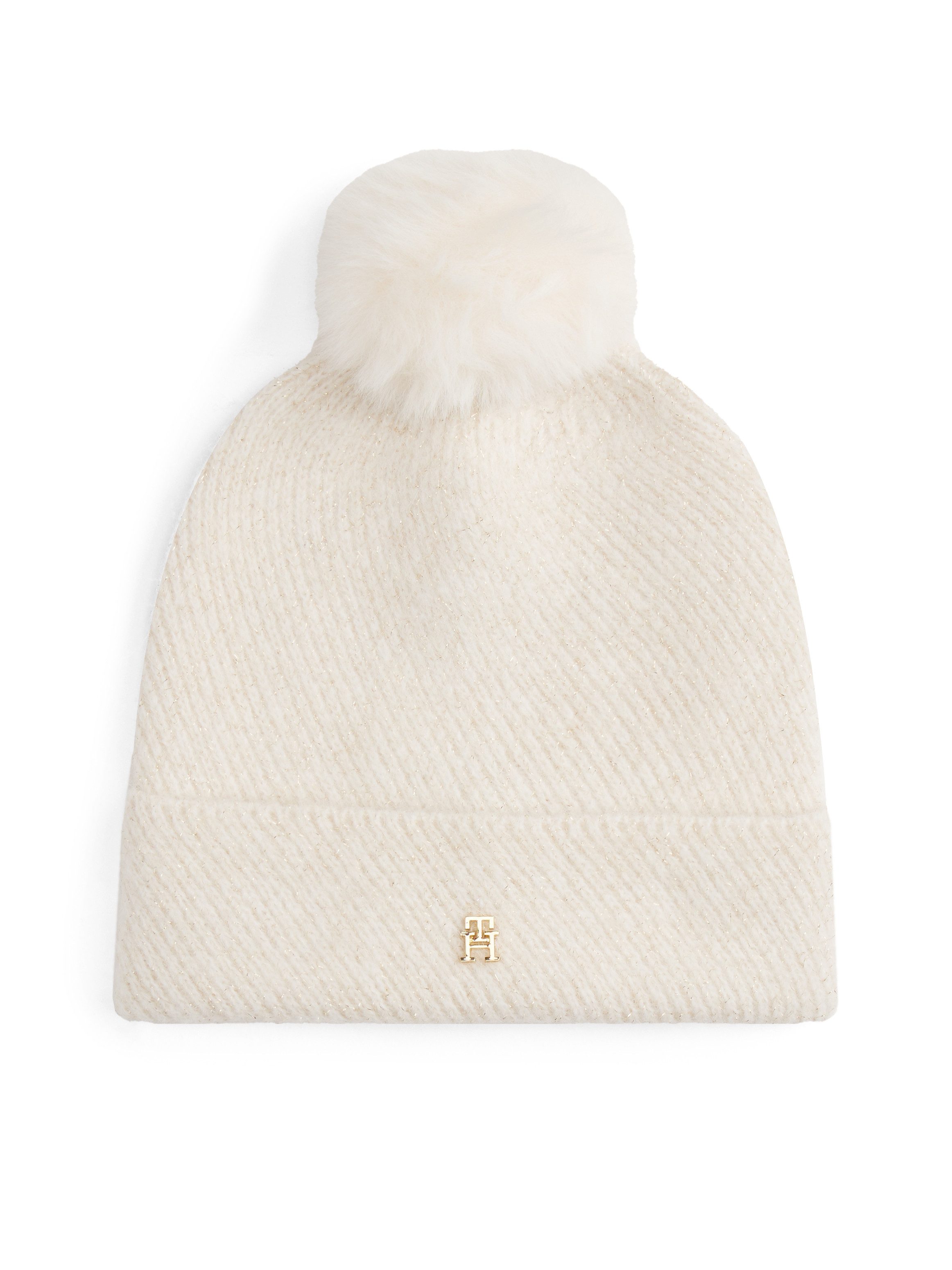 Tommy Hilfiger Bommelmütze TH POM POM BEANIE LUREX Regular fit günstig online kaufen