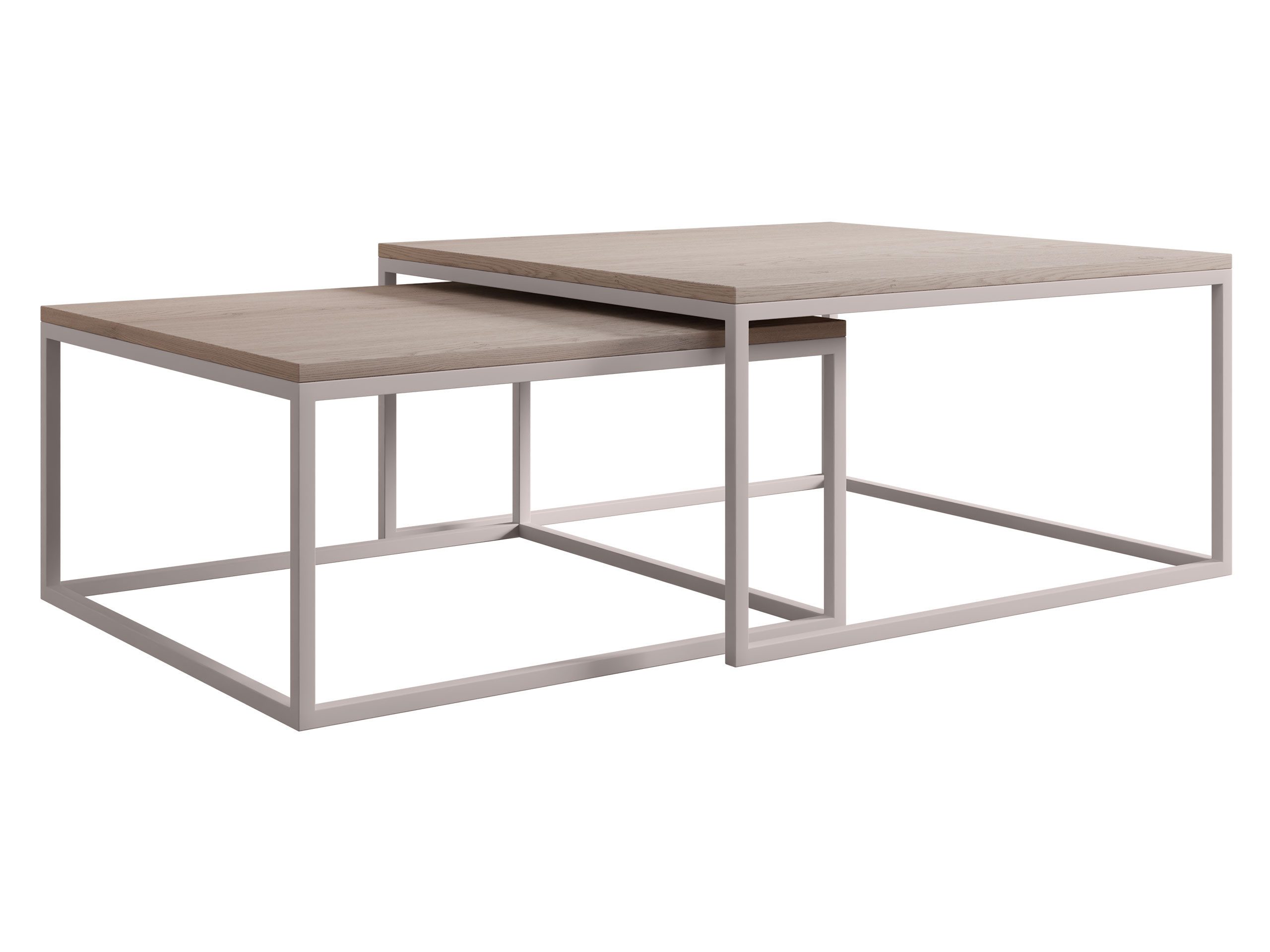 MIRJAN24 Couchtisch Dual Cashmere (2er-Set), Cashmere günstig online kaufen