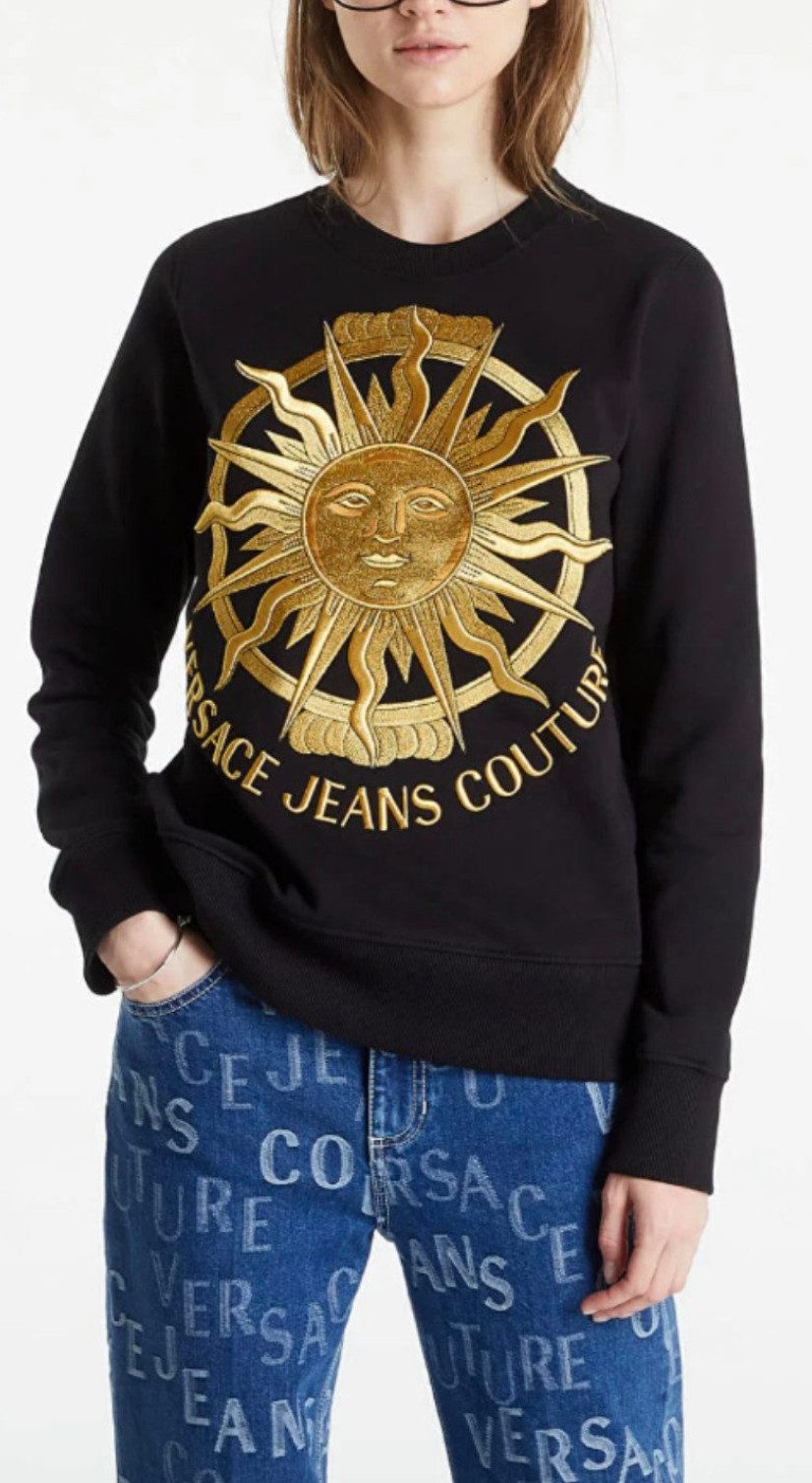 Versace Jeans Couture Sweatshirt Sweatshirt Pullover Logo Hodie Stickerei Sweater Pulli