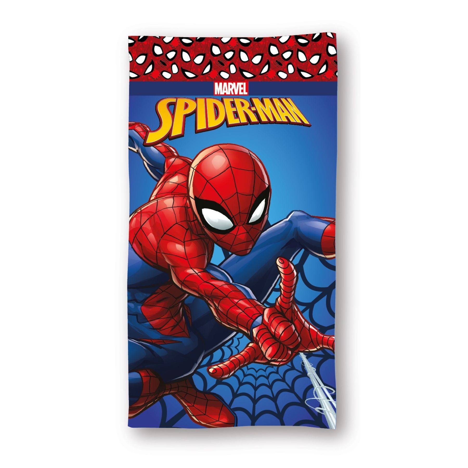 Spiderman Strandtuch Mikrofaser Badetuch Blau 70 × 140 cm Strand Handtuch, (Packung)