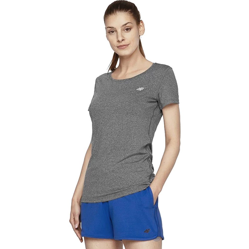 Fitness 4F - Kurzarmshirt T-Shirt - Damen 4F grau