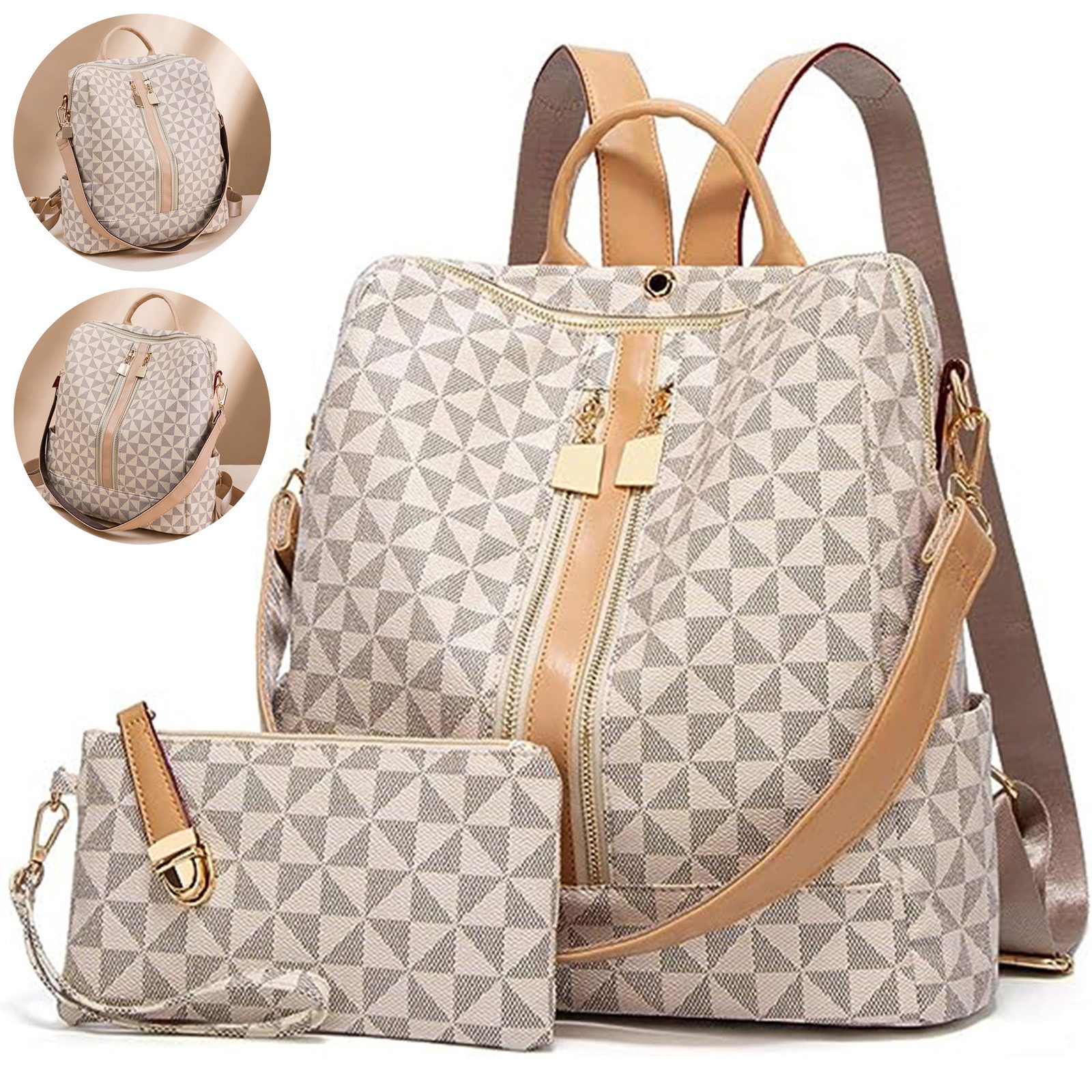 REDOM Rucksack Handtasche Freizeitrucksack Umhängetasche (32x32x14 günstig online kaufen