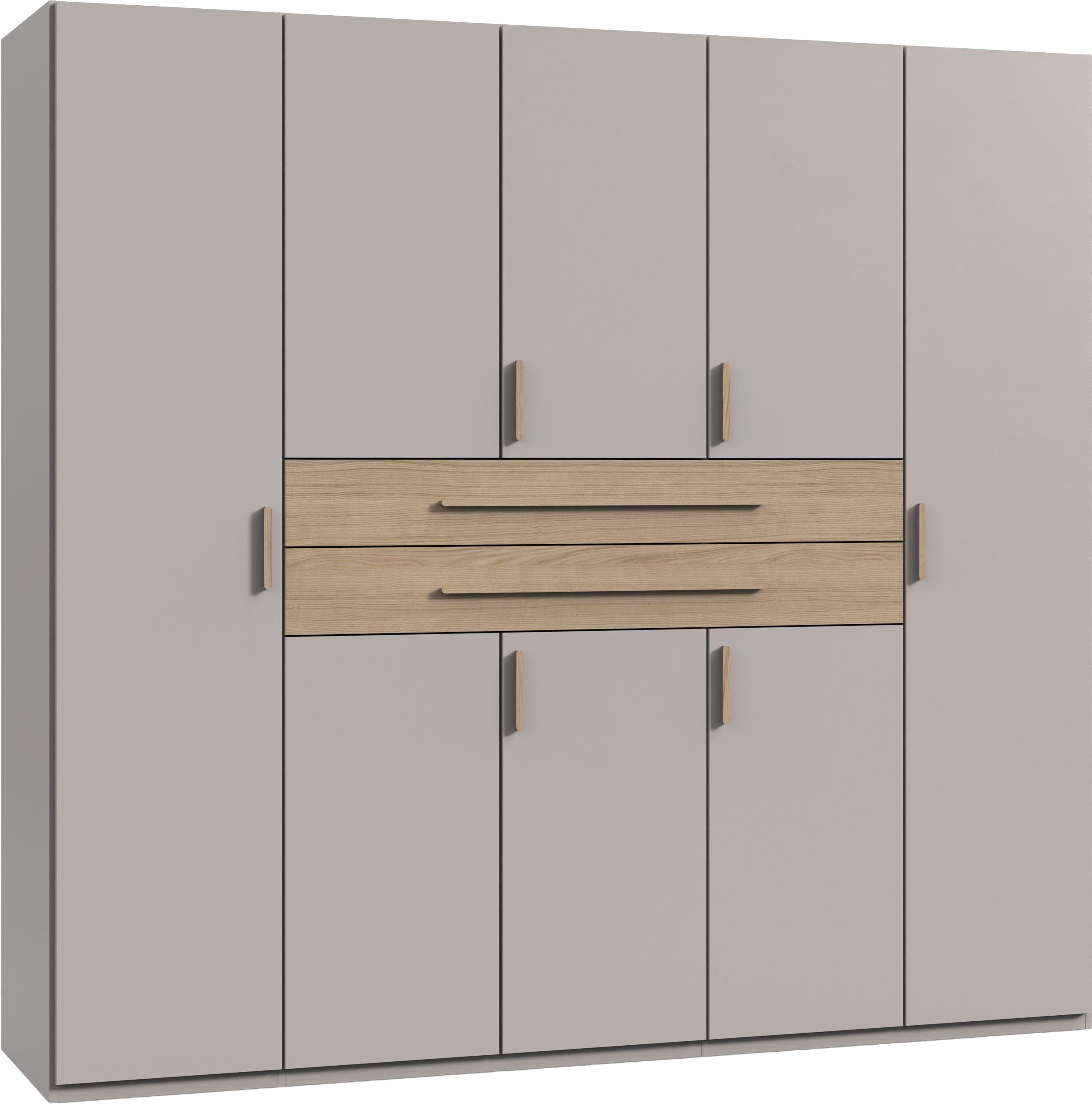 Wimex Drehtürenschrank Digit, erhältlich in den Breiten 180cm, 225cm oder 270cm (Schlafzimmer Schrank Bestseller in moderner Optik) Kleiderschrank inkl. zwei Schubkästen in zentraler Höhe