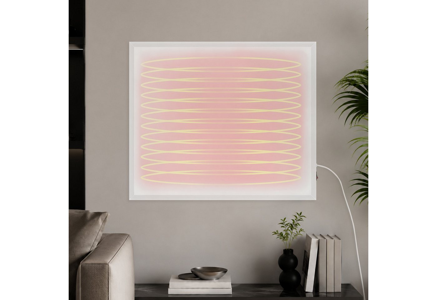 Ledklang Infrarotheizung Wand,170/290W,energiesparend,Überhitzungsschutz,Infrarot-Wandheizung, 60.3x30.3x1.4cm/60.3x50.3x1.4cm für Büro, …