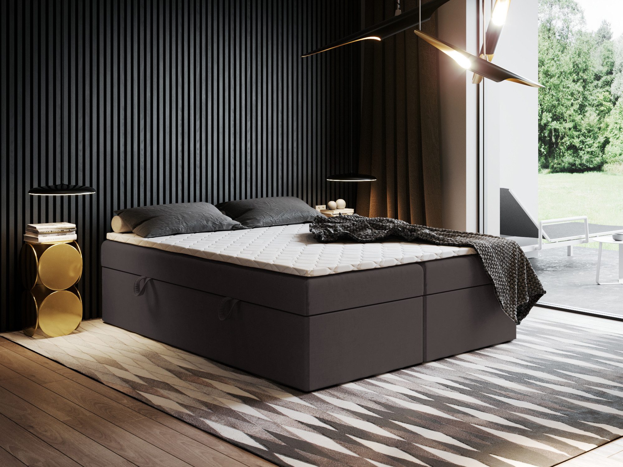 Godre Boxspringbett mit Bettkasten Ewora 2 günstig online kaufen