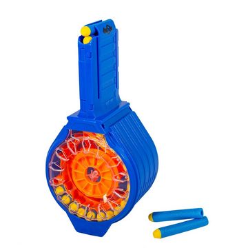 Blasterparts Blaster Tuning-Mega-Pack inkl. NERF Retaliator Blaster,Tro, Mega Komplett - Bundle mit Blaster, Tuning-Feder und 30er Magazin Trom