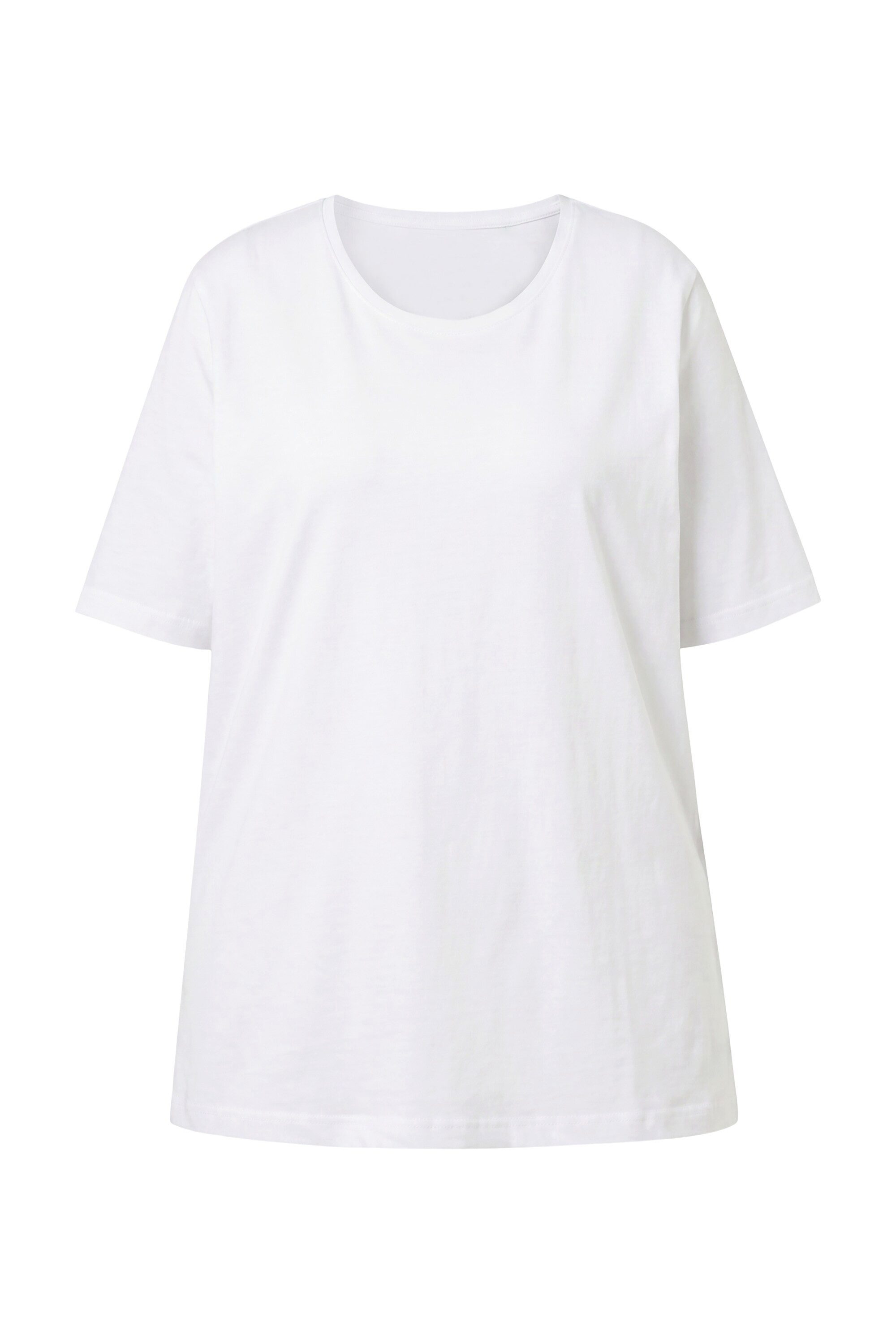 Ulla Popken T-Shirt T-Shirt Rundhalsausschnitt Relaxed Halbarm