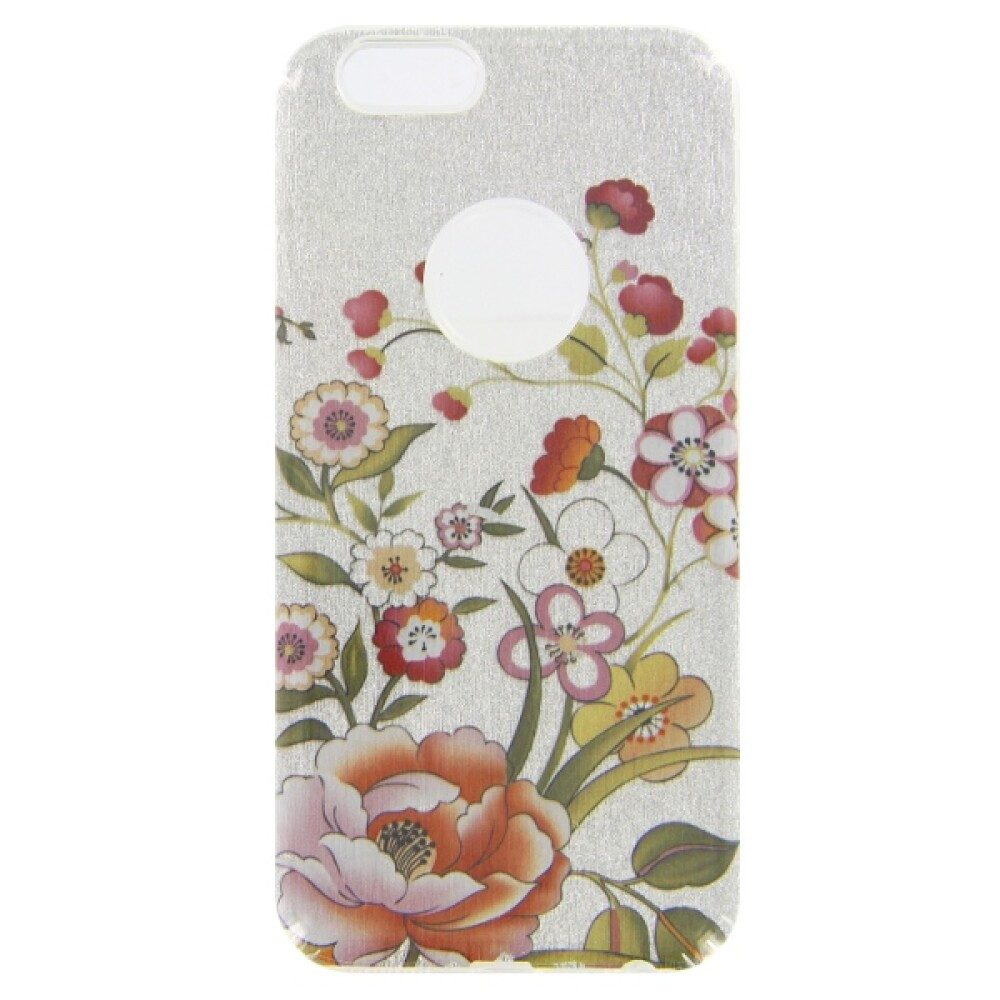 Handytasche Silikonhülle Handyhülle für iPhone 6 Glitzer-Blumenmuster (Silikonhülle)