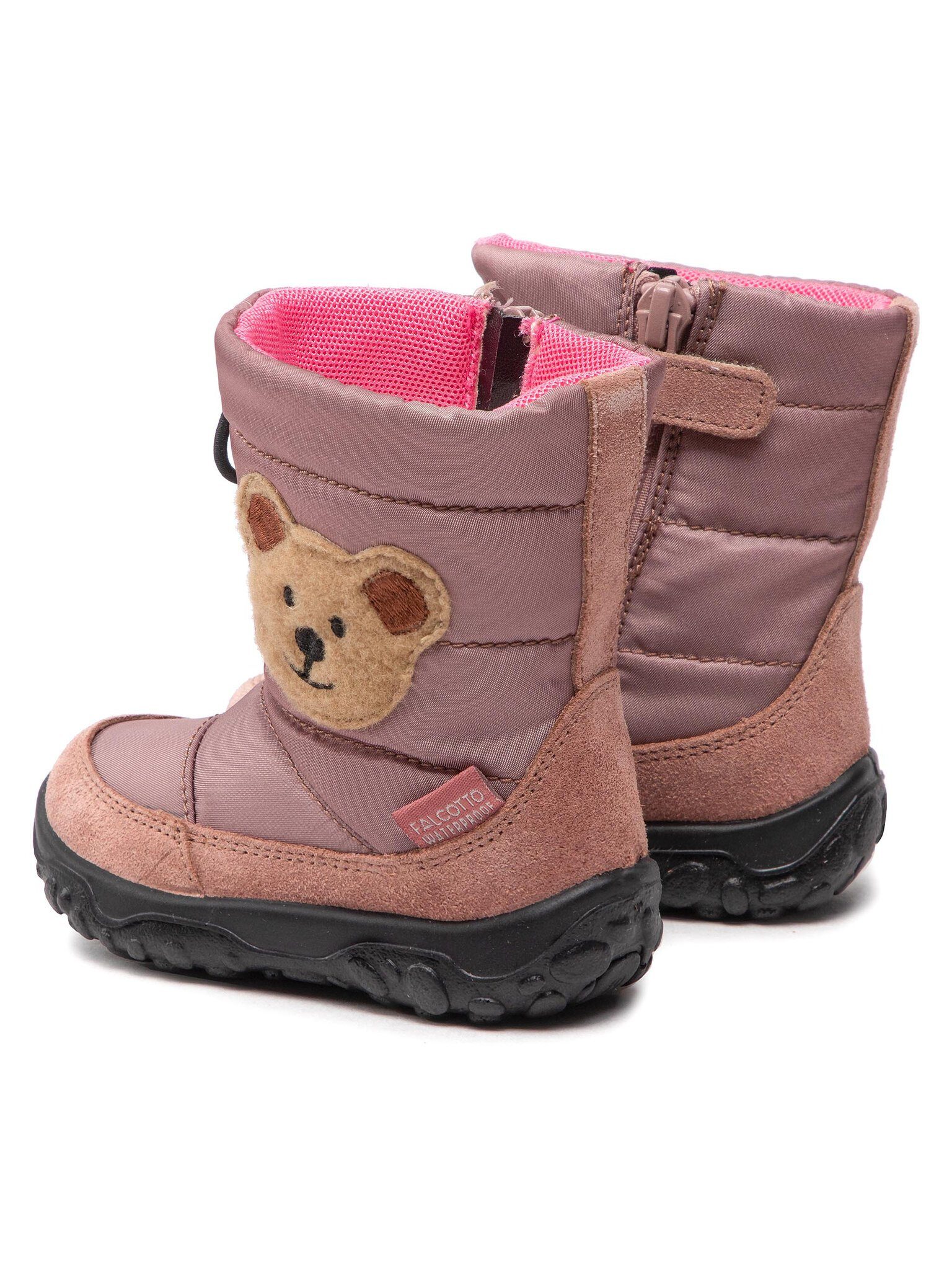 Naturino Schneeschuhe Falcotto by Naturino Poznurr 0013001427.01.0M01 Rose Schnürschuh