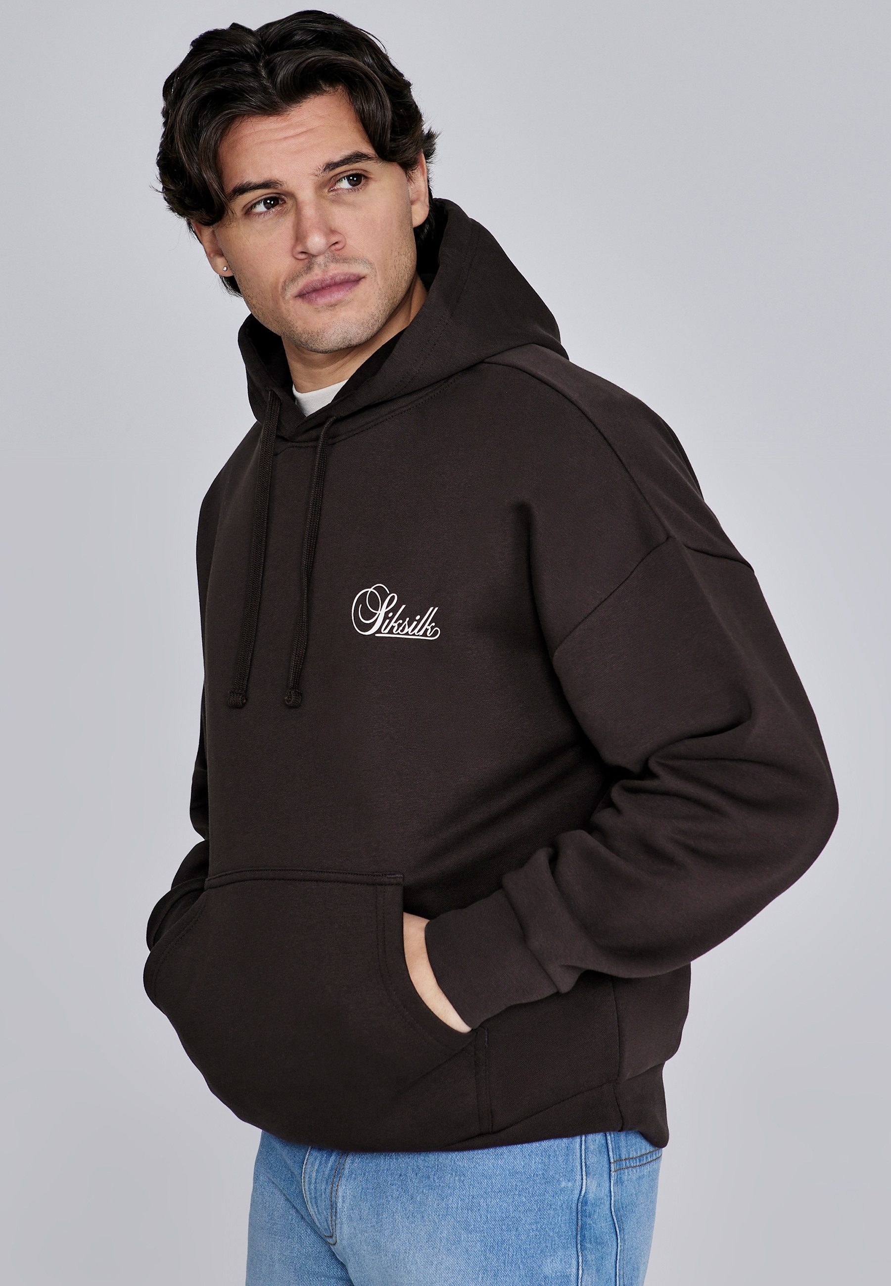 Hoodie SikSilk Herren Essentials Hoodie