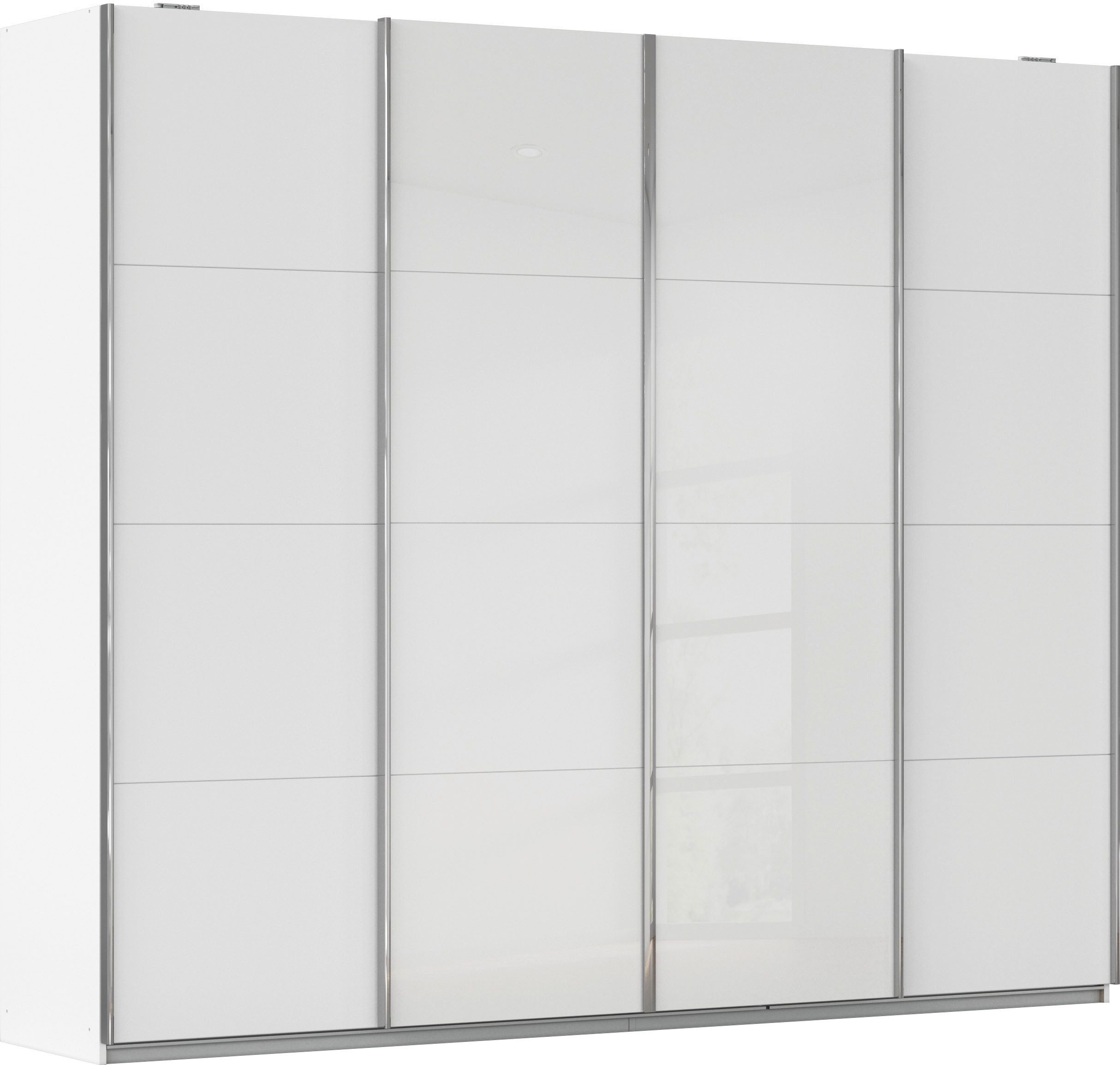 rauch Schwebetürenschrank Kleiderschrank Schrank Garderobe Wäscheschrank Ankleide SYNCRONO (Mitteltüren öffnen parallel, Breiten 271/316/361 cm Höhen 211/230 cm) Mitteltüren mit praktischer Synchron-Öffnung MADE IN GERMANY