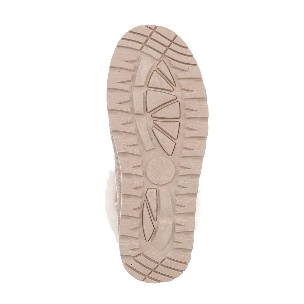 Ital-Design Damen Snowboots Freizeit Snowboots (87214712) Flach Plateaustiefeletten in Beige