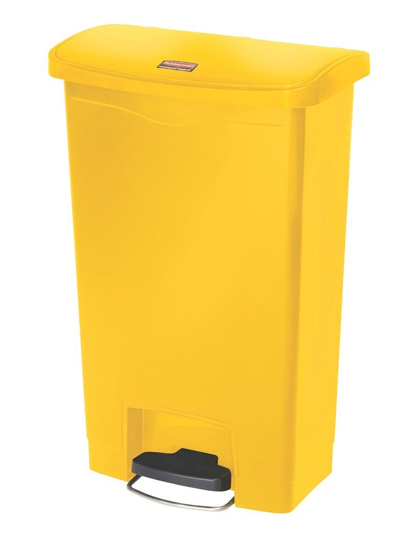 Rubbermaid Mülltrennsystem Rubbermaid Slim Jim® Step-On-Tretabfallbehälter, 49 l, Kunststoff