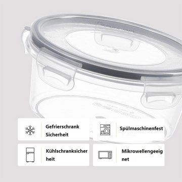 PFCTART Frischhaltedose Küchenkühlschrank Klarsicht-Kästen-Set, Lebensmittelboxen, (24-tlg)