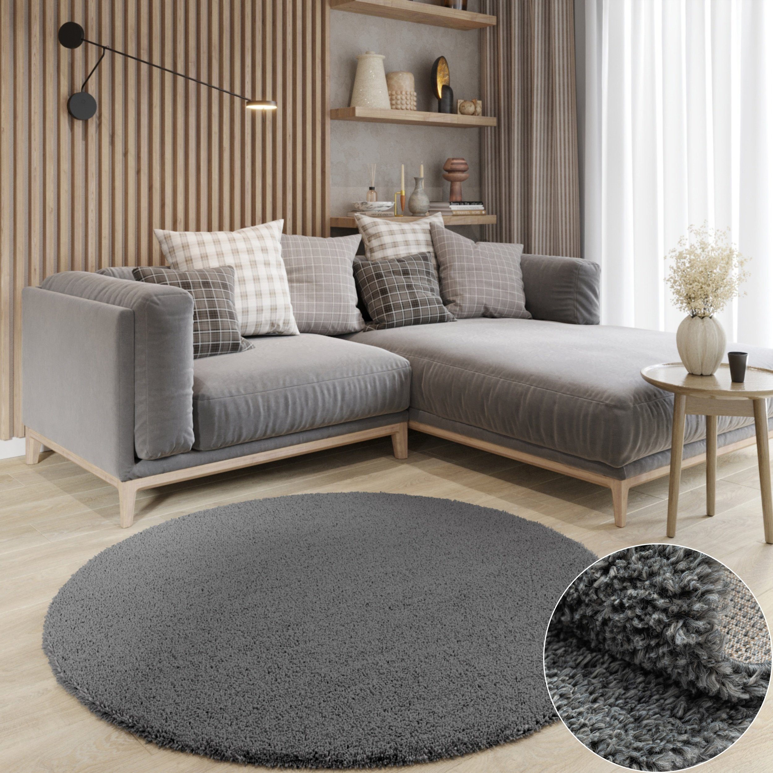 Wohnando Teppich MY-RUG Hochflorteppich Shaggy Star günstig online kaufen