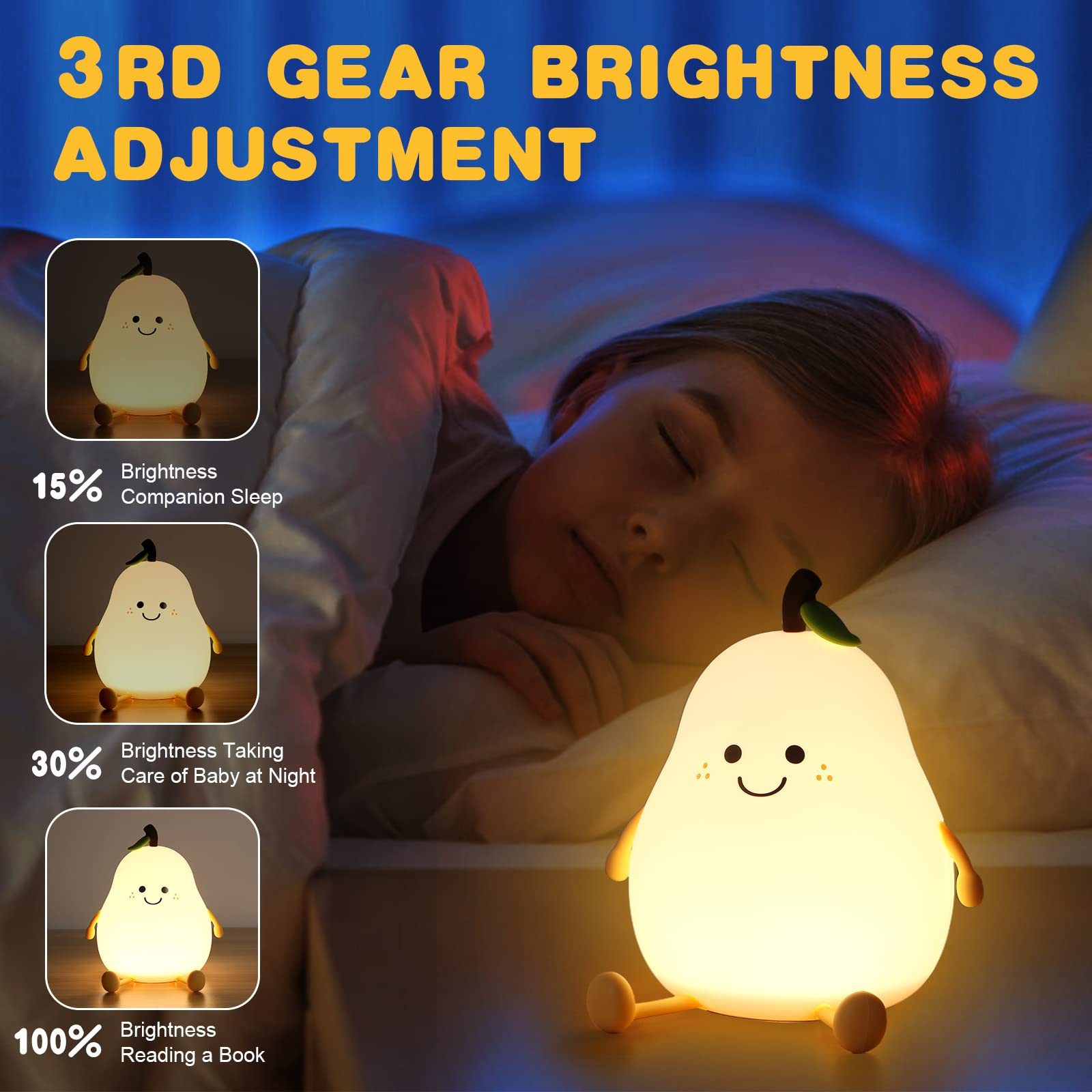BlingBin LED Nachtlicht Silikon Nachtlicht Kinder, günstig online kaufen