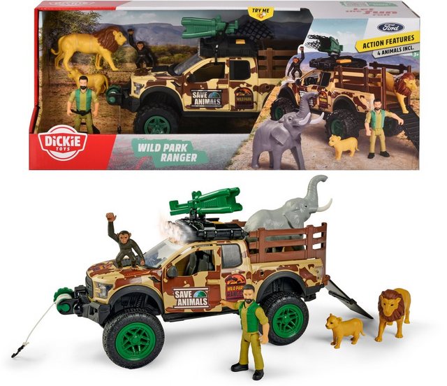 Dickie Toys Spielzeug-Auto »Wild Park Ranger-Set«, mit Licht und Sound