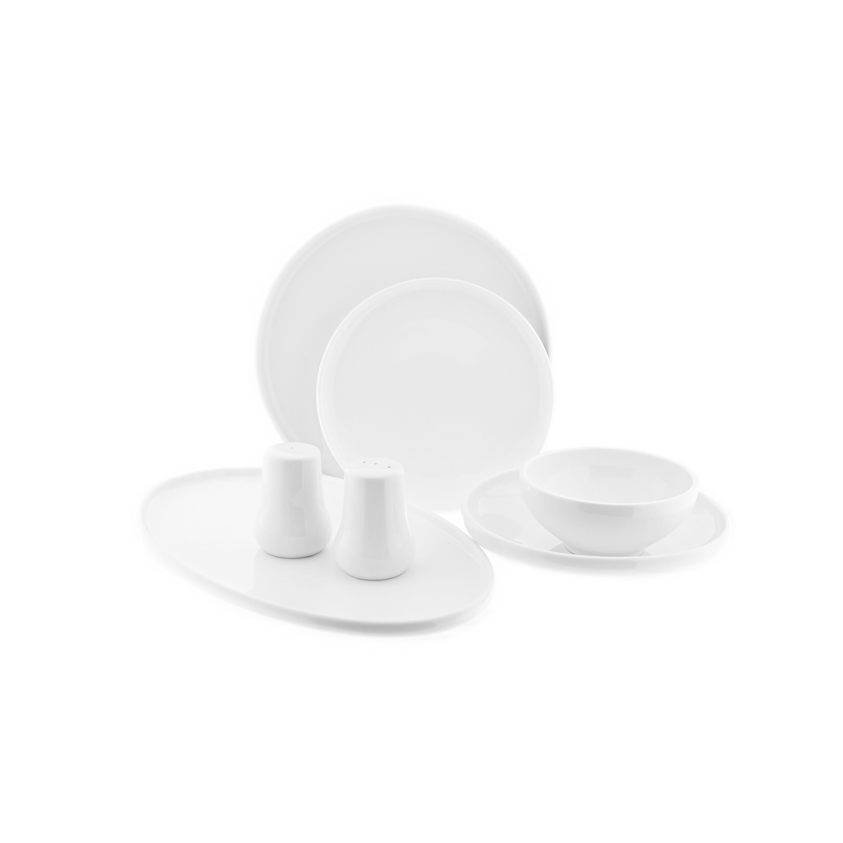 Almina Geschirr-Set 27 Tlg Tafelservice für 6 Personen aus Porzellan (27-tlg)