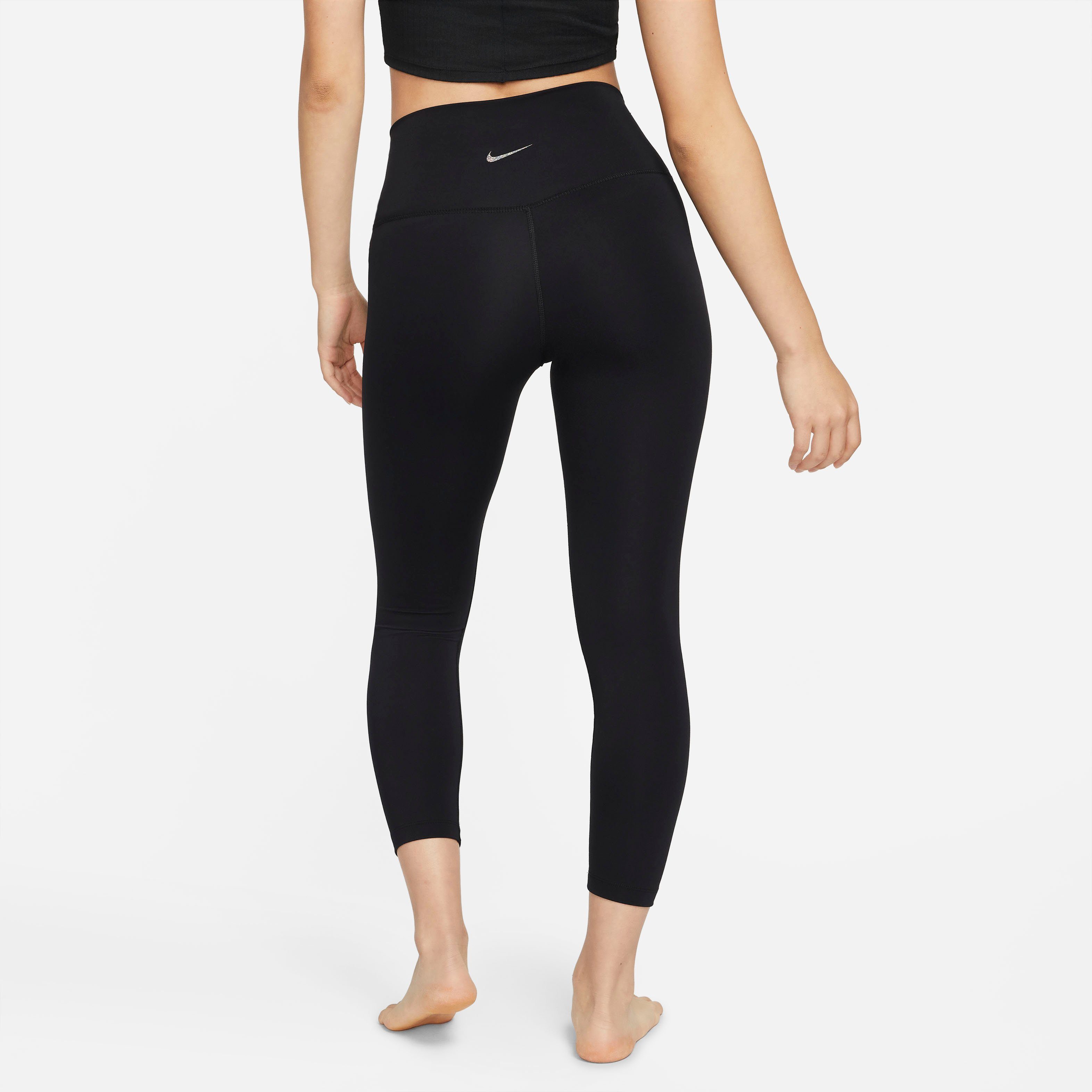 Trainingstights Nike Women's Yoga Dri-FIT High-Waisted GREY BLACK/IRON Leggings /
