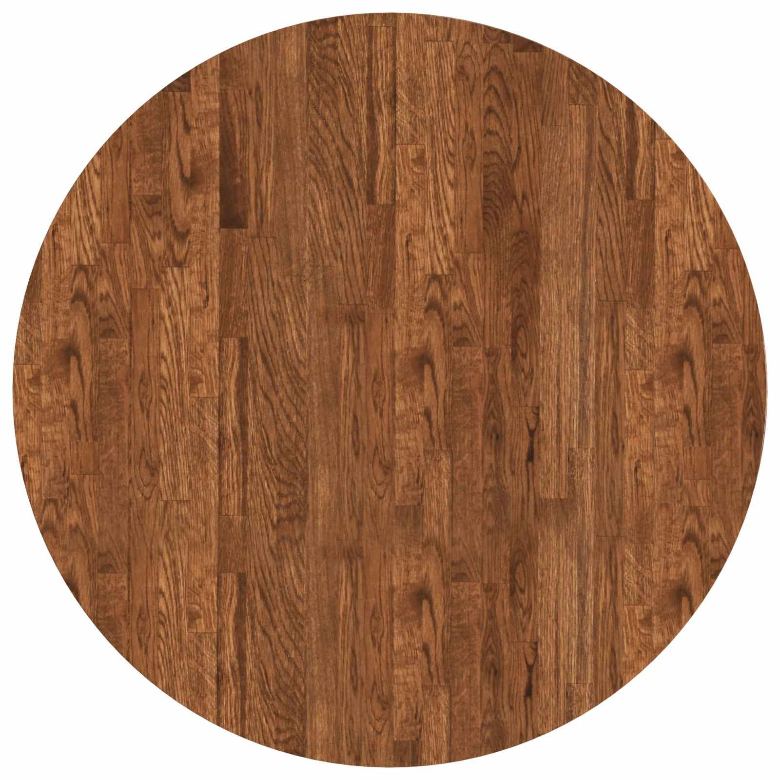 vidaXL Tischplatte Tischplatte Ø 80 x 2,5 cm Rund Massivholz Eiche Hellbraun (1 St)