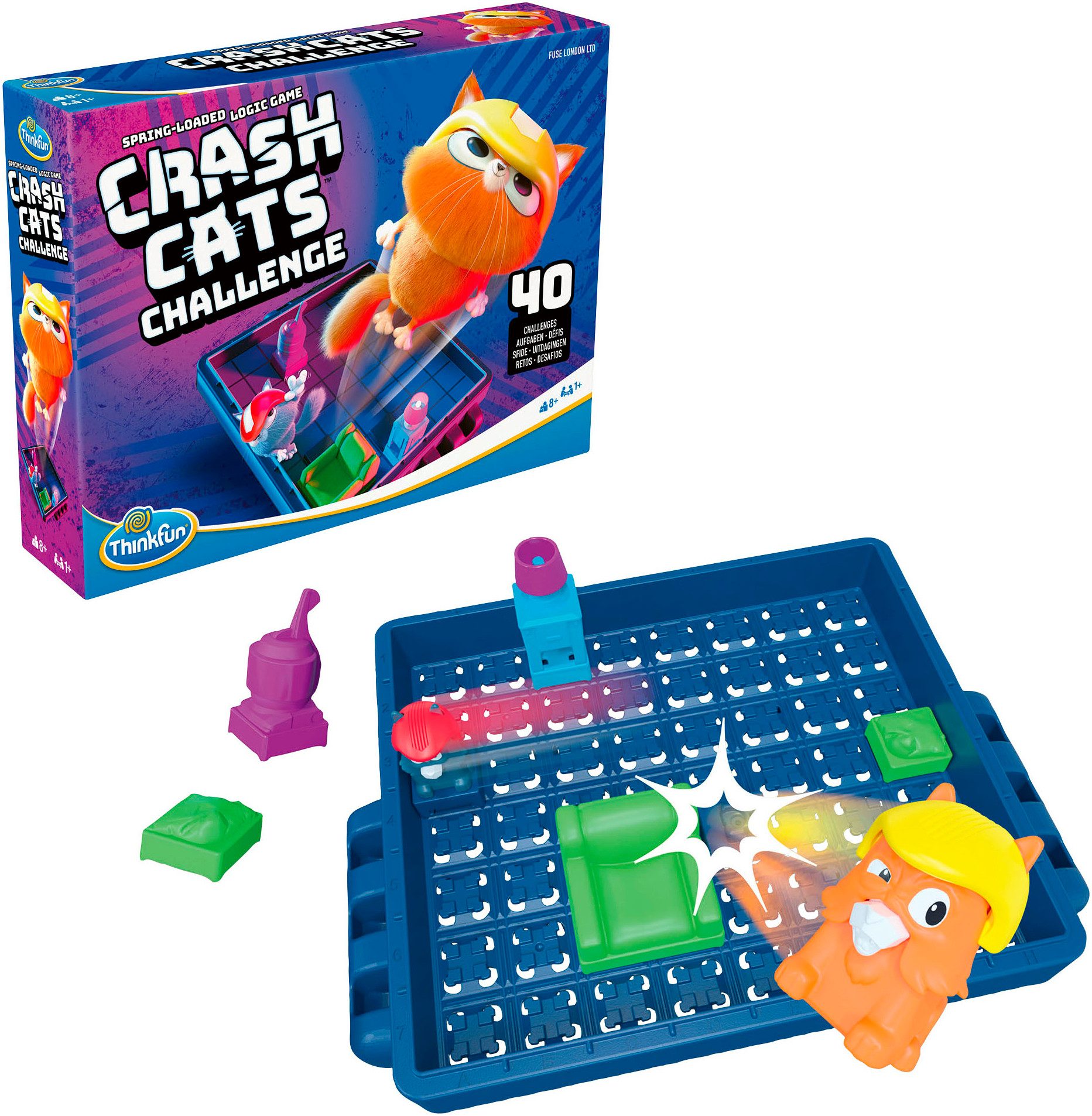 Thinkfun® Spiel Crash Cats Challenge, Denkspiel