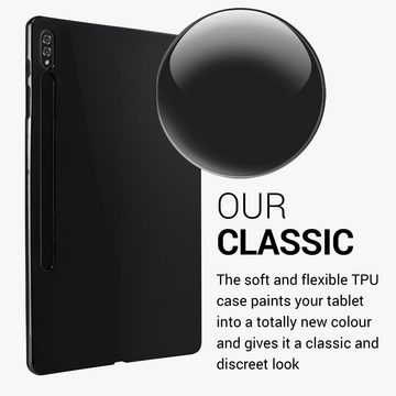 kwmobile Tablet-Hülle Hülle für Samsung Galaxy Tab S8+ Plus / Galaxy Tab S7+ Plus, Tablet Cover Case Silikon Schutzhülle