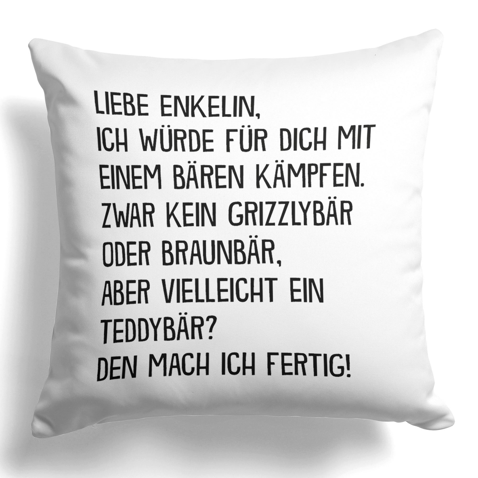 22Feels Dekokissen Enkelin Geschenk Mädchen von günstig online kaufen