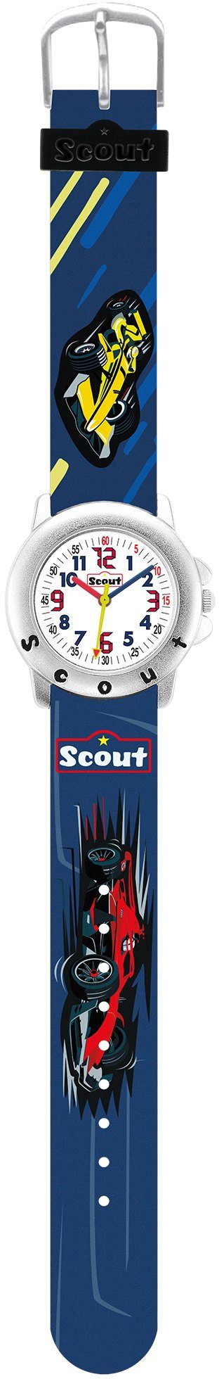 Scout Quarzuhr Star Kids, 280393032, ideal auch als Rennautomotiv, Geschenk