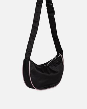 Becksöndergaard Umhängetasche Dull Nylon Moon Crossbody Bag - verstellbare Schultertasche Damen, in Schwarz 32x14,5x5 cm