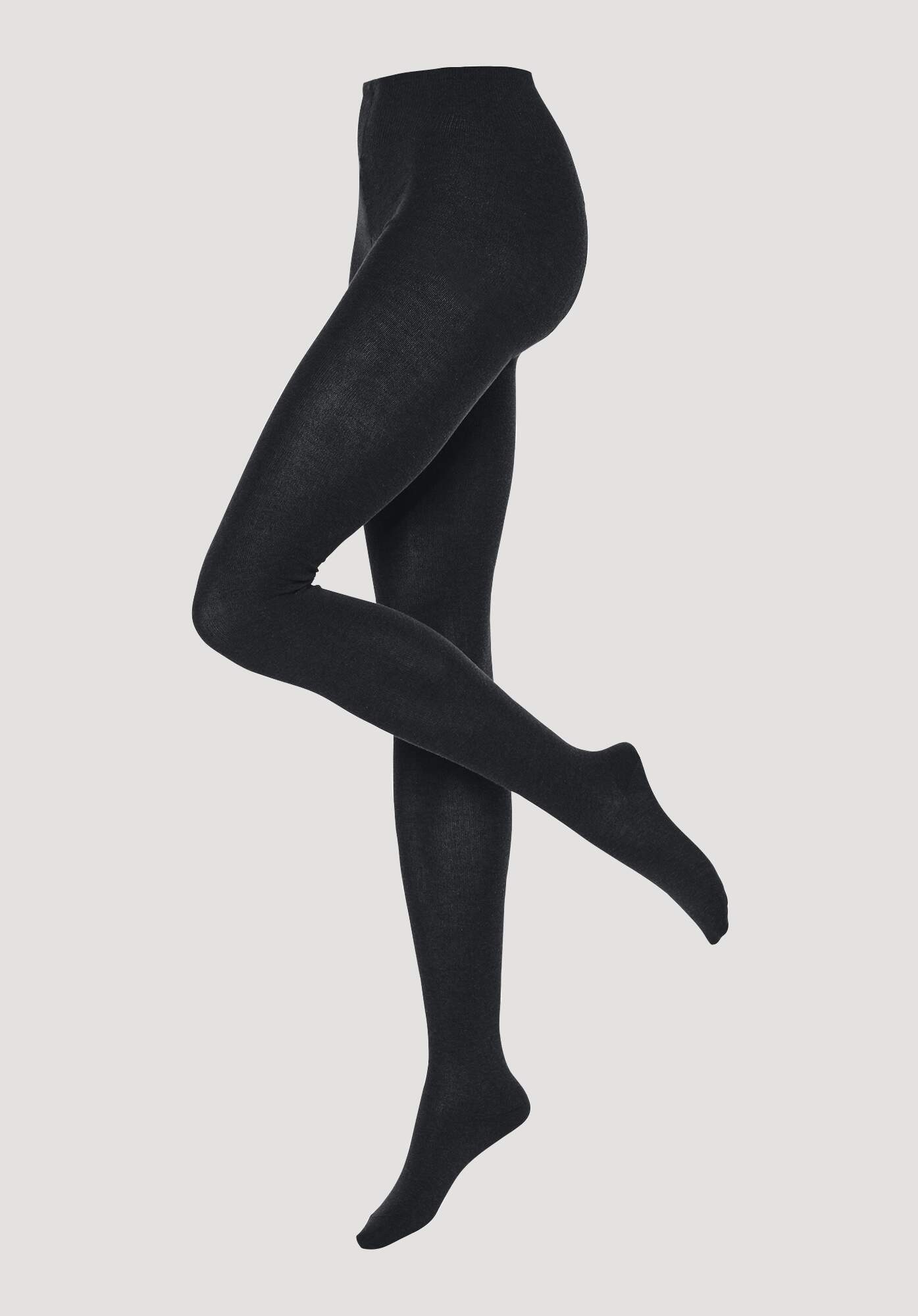 Hessnatur Strumpfhose blickdicht aus Bio-Baumwolle (1 St)
