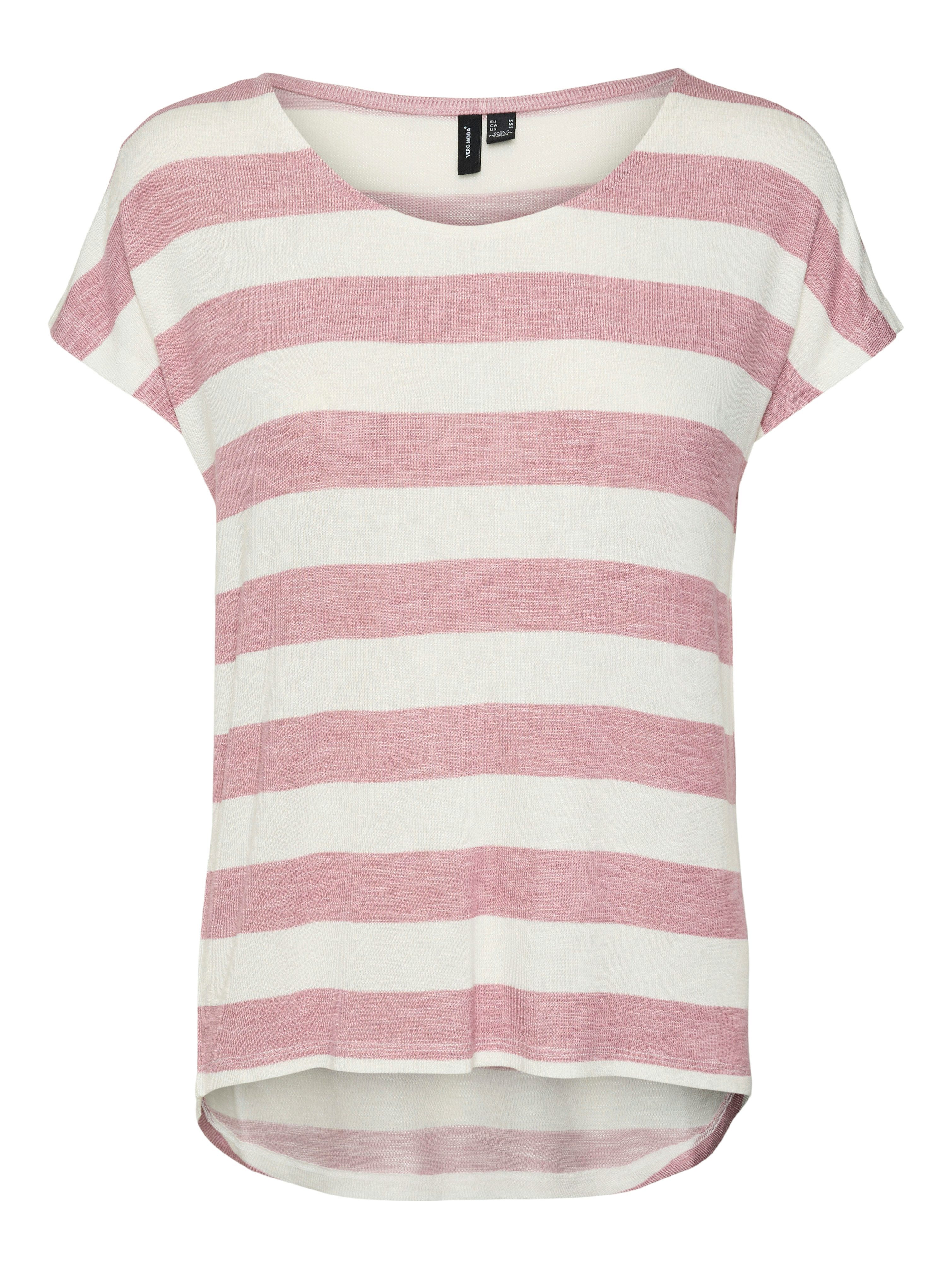 Nostalgia Rose Stripes:SNOW WHITE