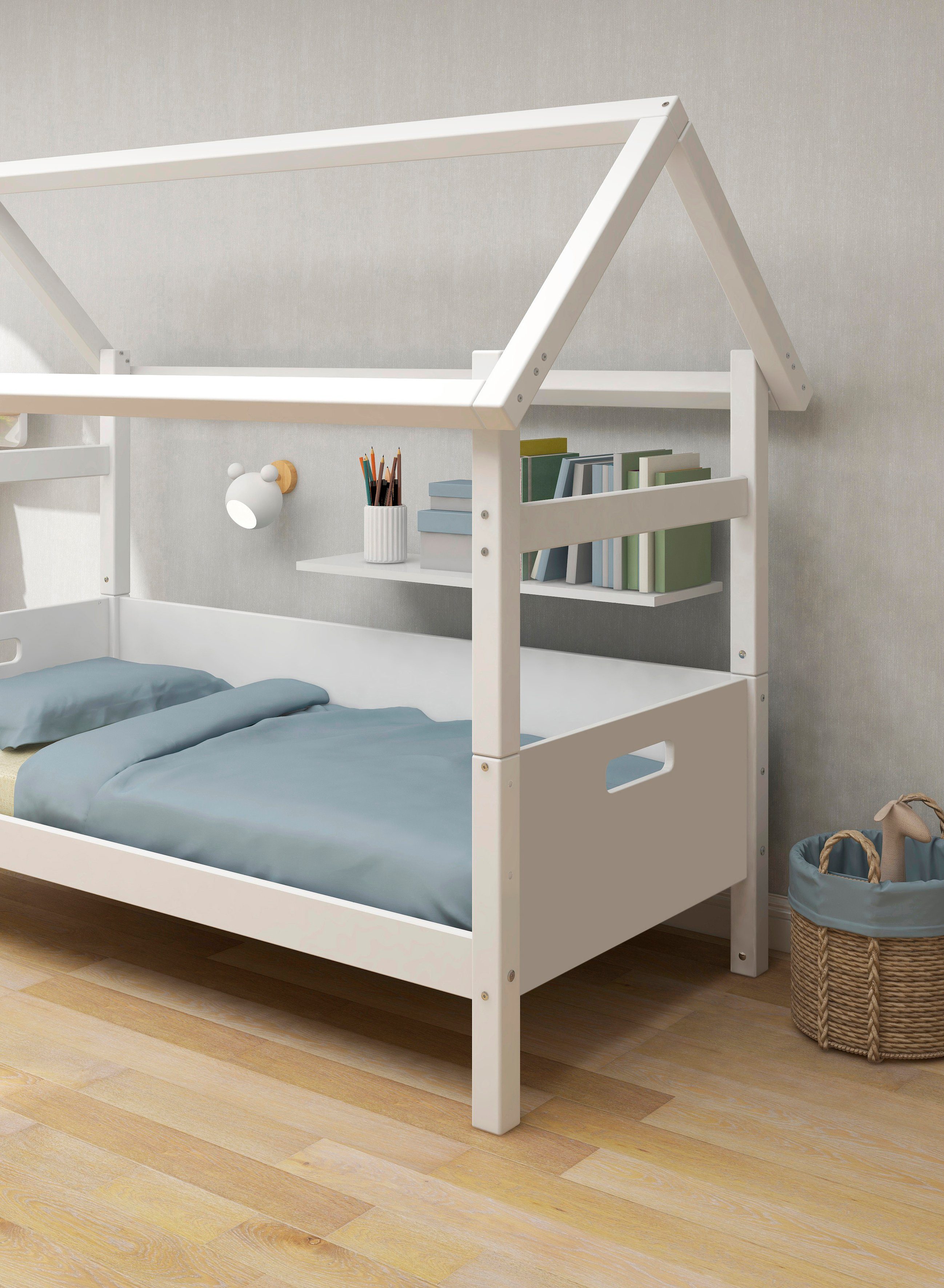 im Rollrost Design, Skandinavisches Kinderbett Thuka incl Thuka Nordic, Hausbett