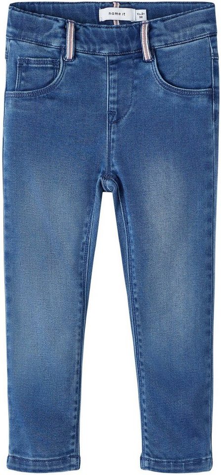 Name It Slim-fit-Jeans NMFSALLI SLIM DNM LEGGING 1380-TO NOOS, Softer und  elastischer Denim mit Lyocell