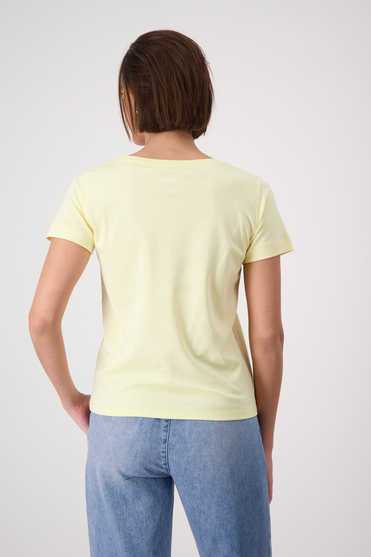 Monari Rundhalsshirt mit Glitzernieten günstig online kaufen