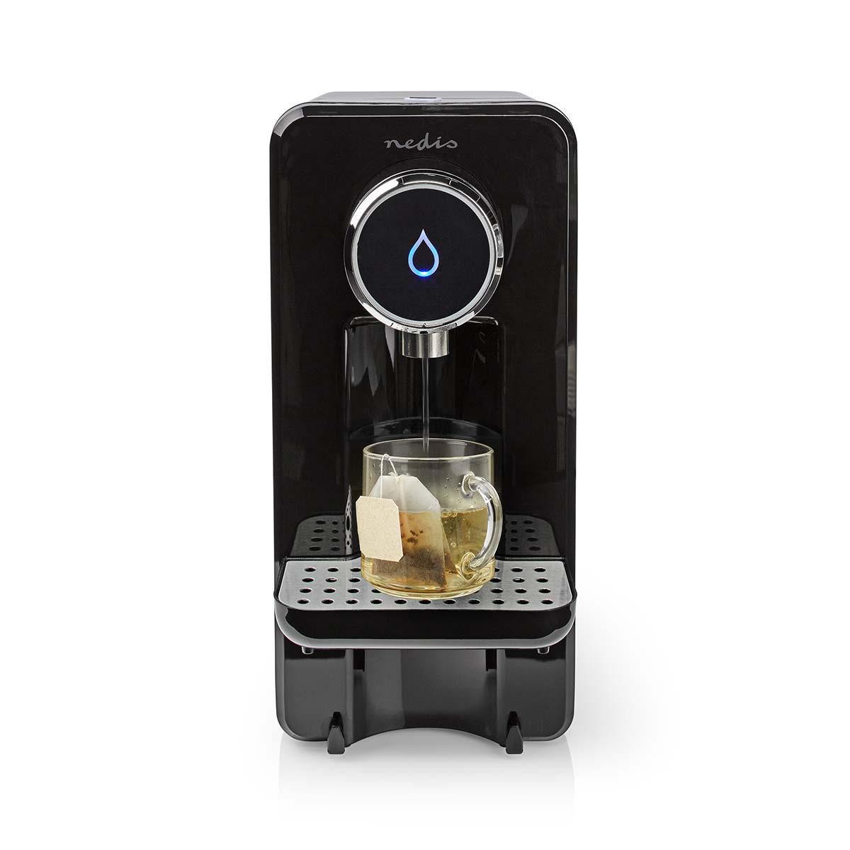 Nedis Wasserkocher KAWD100FBK, 2.7 l, Wasserbereitstellung, Trockengehschutz, einfach zu bedienen, flexibel