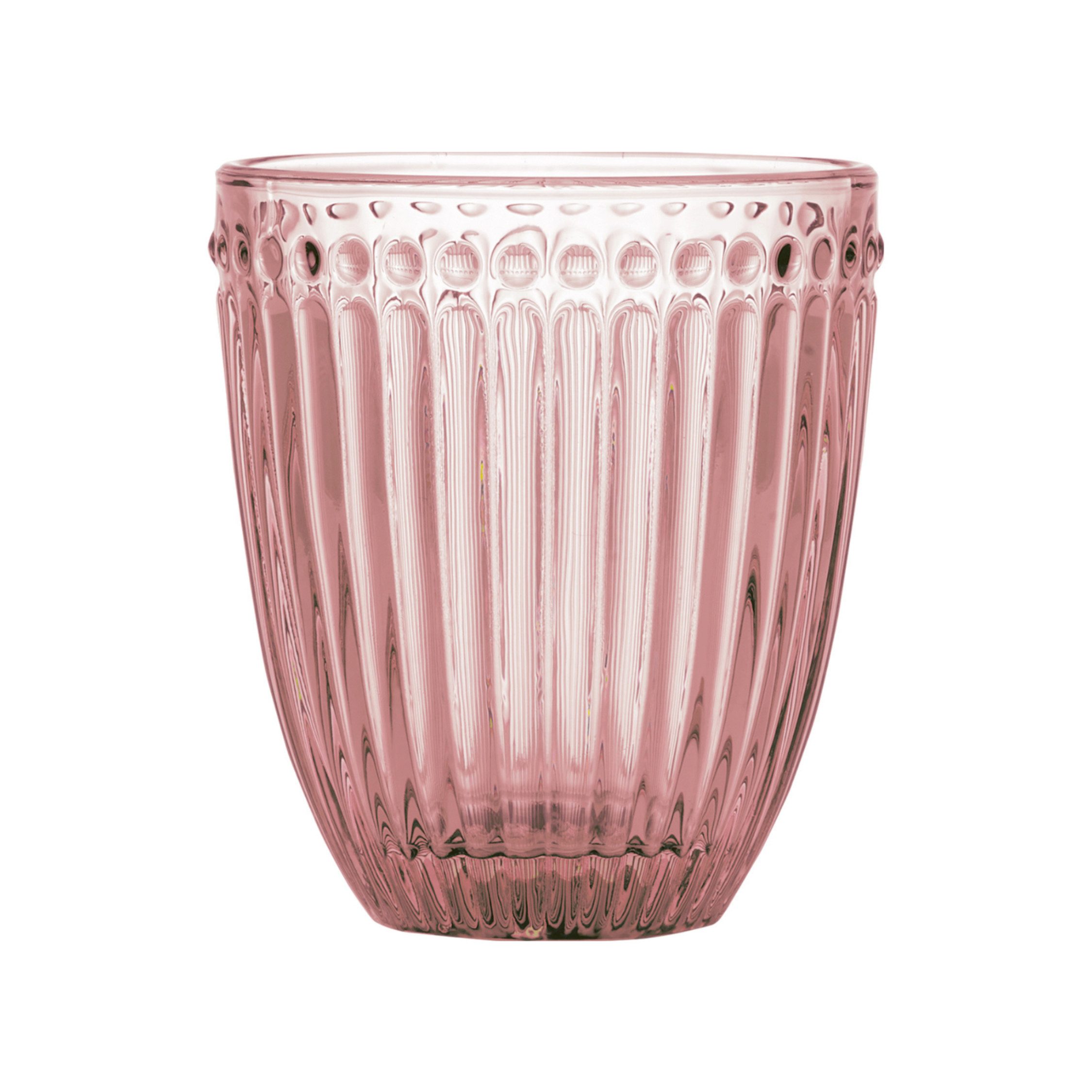 Greengate Glas GreenGate Wasserglas Alice Hellrosa