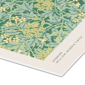 Posterlounge Forex-Bild William Morris, Jasmine, Wohnzimmer Rustikal Grafikdesign