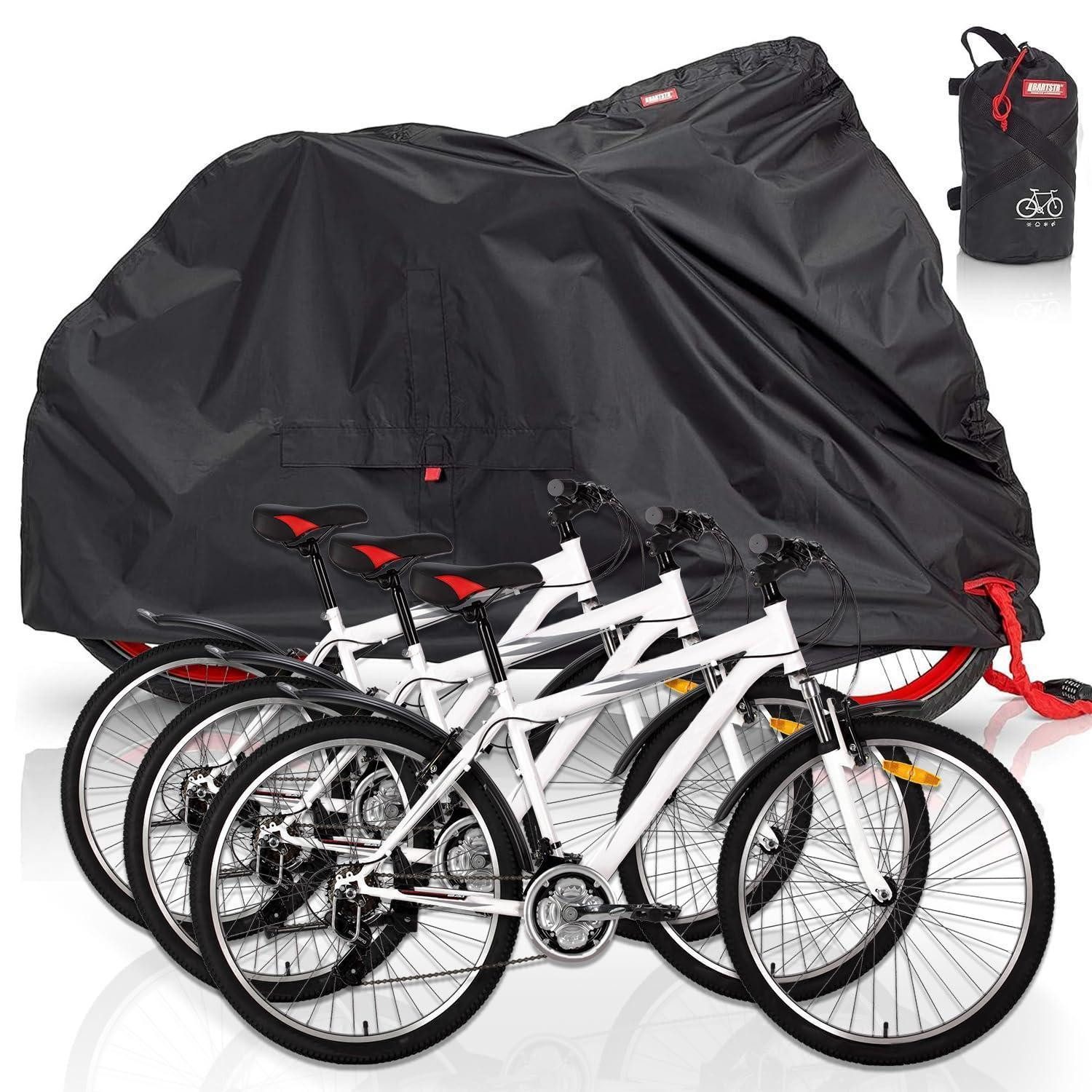 LuxusKollektion Fahrradschutzhülle Fahrradabdeckung wasserdicht reißfest UV Schutz XXL 210×125×105 cm (1-St)